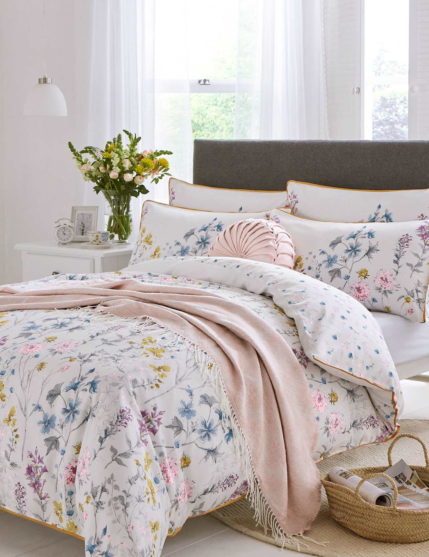 Laura Ashley Pure Cotton Wild Meadow Bedding Set Multi