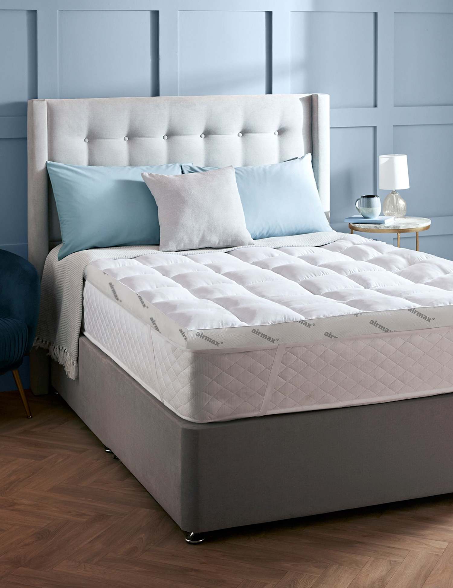 Silentnight Airmax 1000 Extra Deep Mattress Topper White