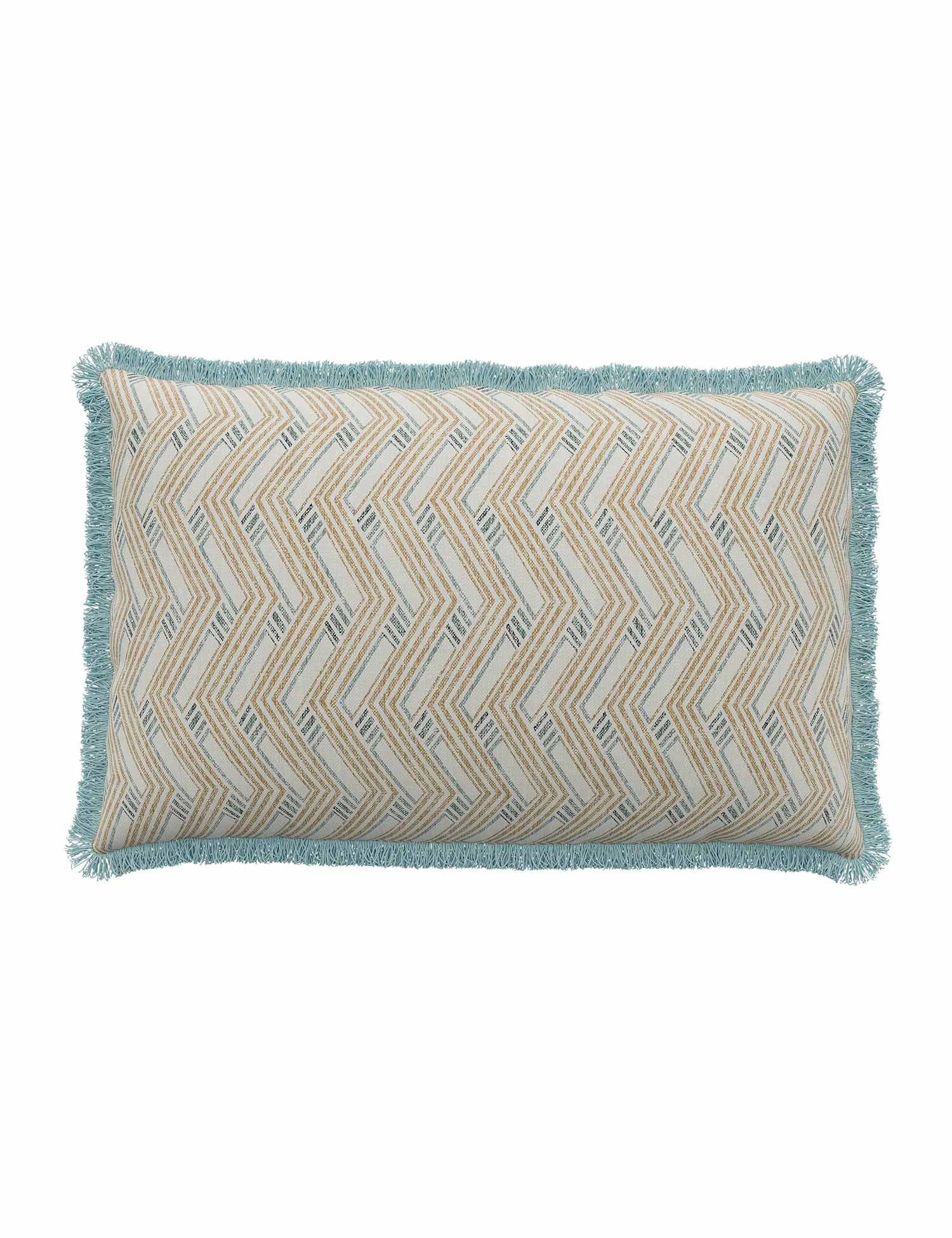 Bedeck of Belfast Sybil Herringbone Square Cushion Duck Egg