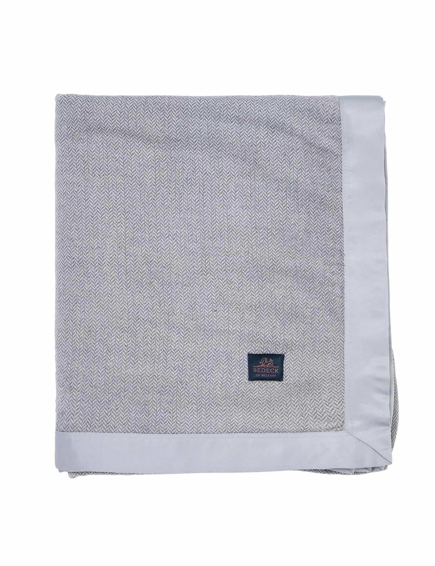 Bedeck of Belfast Pure Wool Ellis Throw Silver Mix