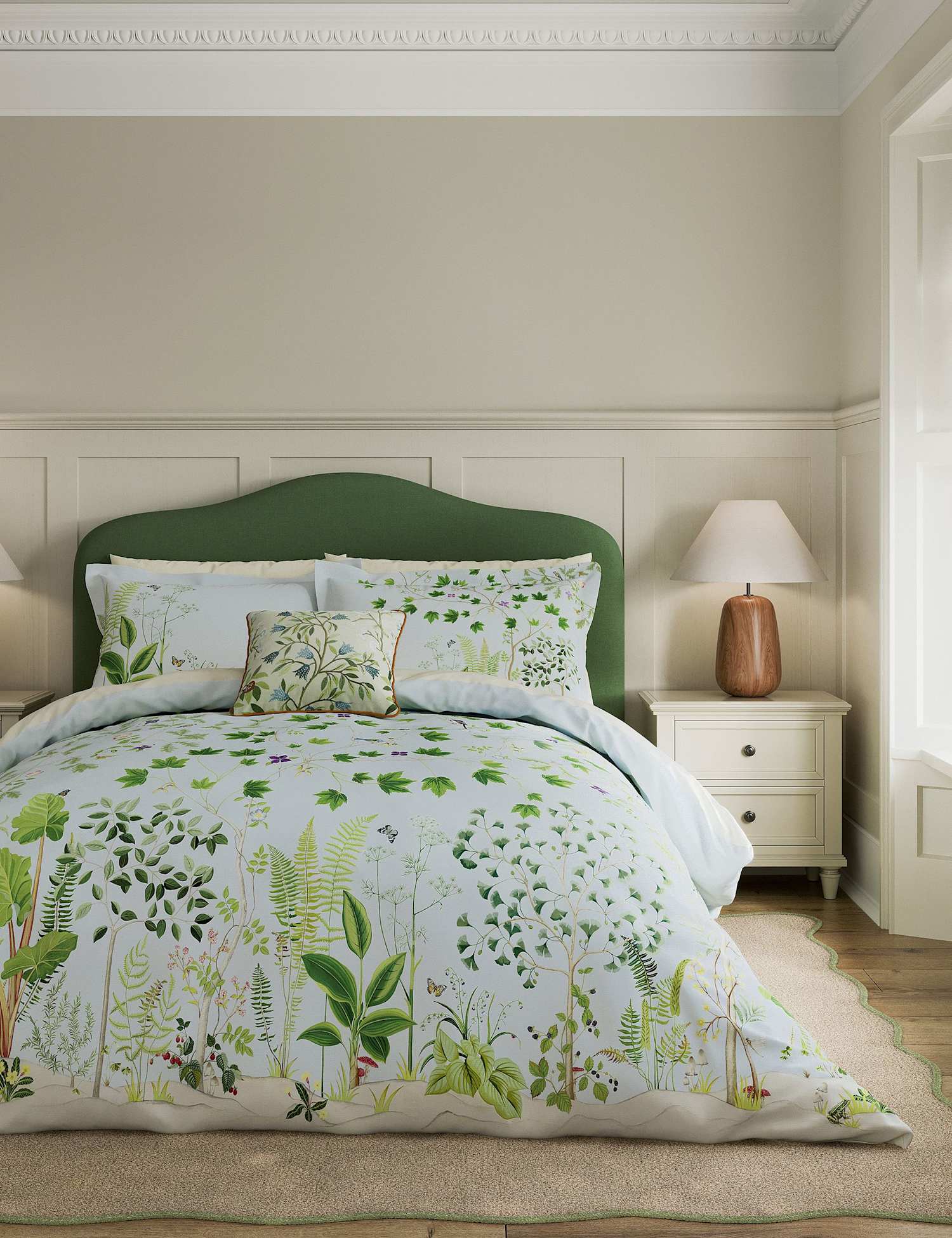 Sanderson Sycamore & Oak Bedding Set Blue Mix