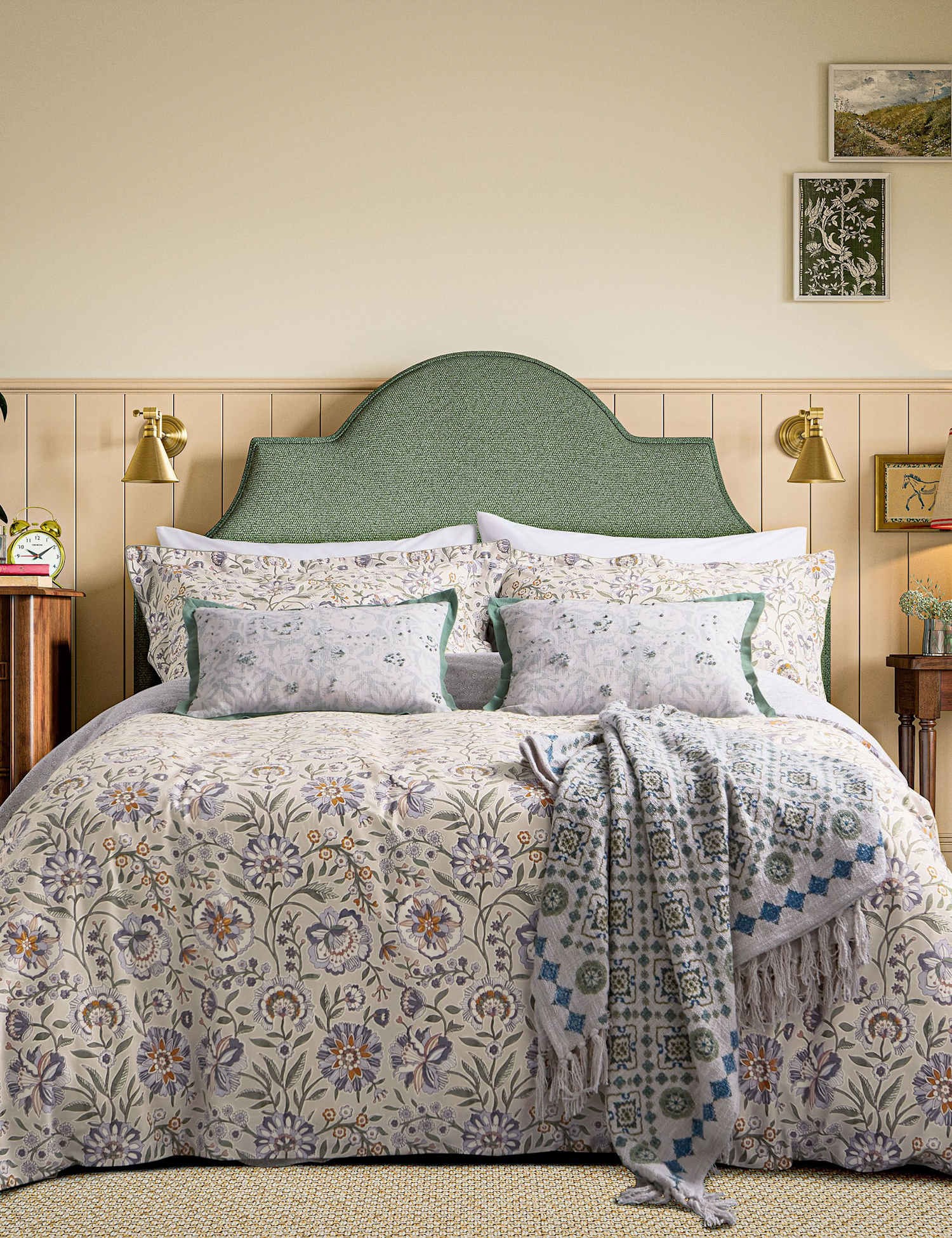 Joules Provence Floral Bedding Set Multi