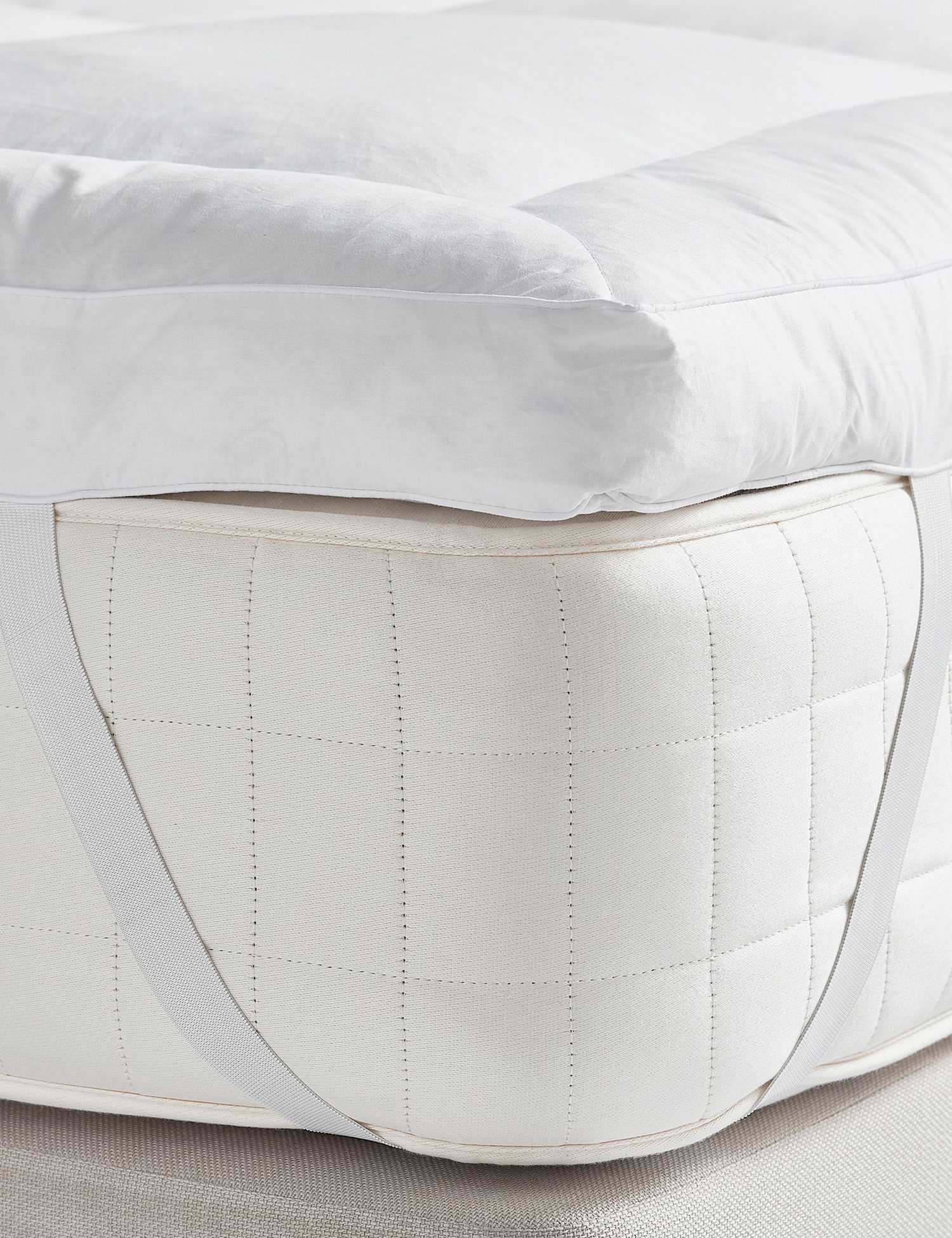 Bedfolk The Down Alternative Mattress Topper White