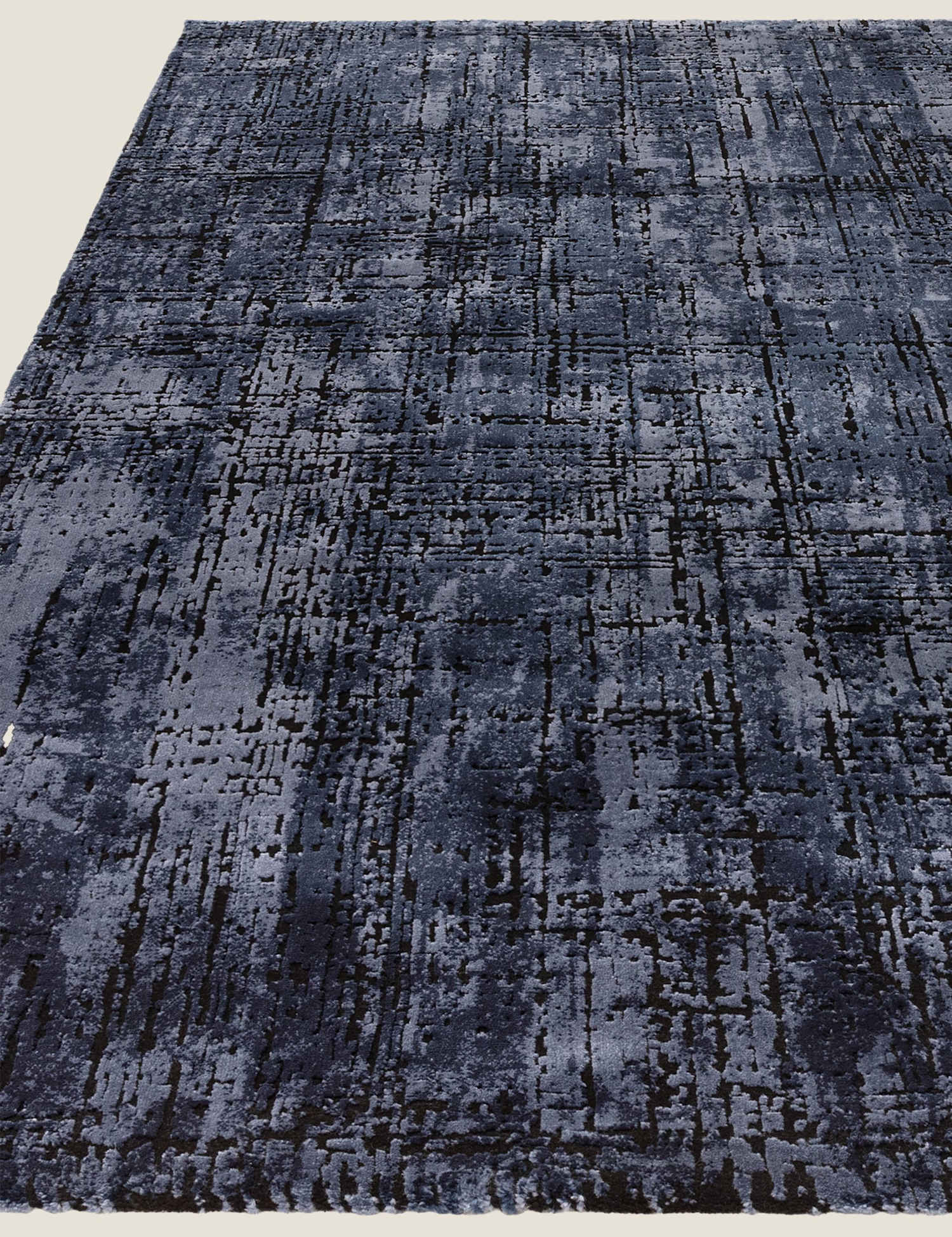 Asiatic Kuza Abstract Woven Rug Blue
