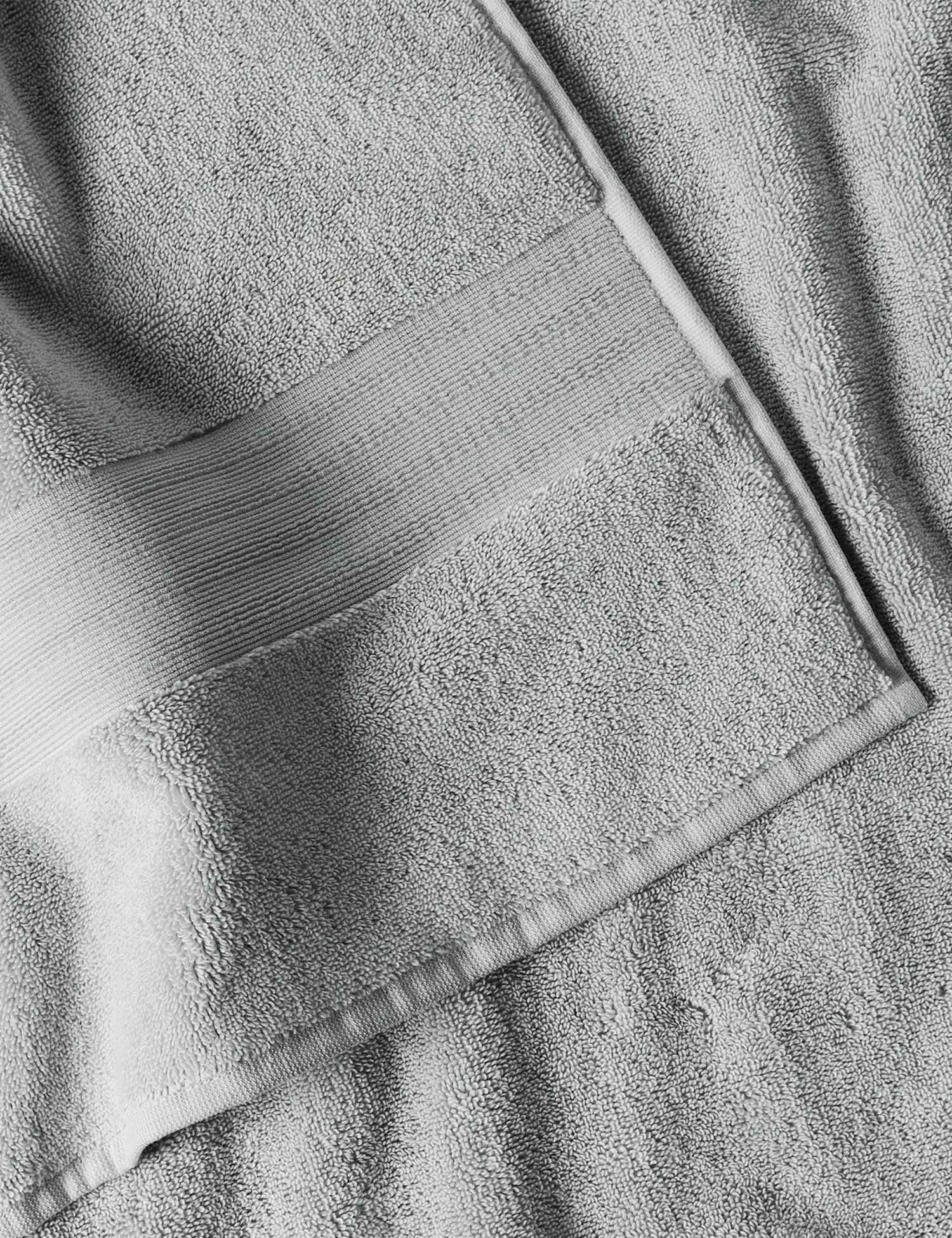 Bedfolk Pure Cotton Bath Towel Pale Blue