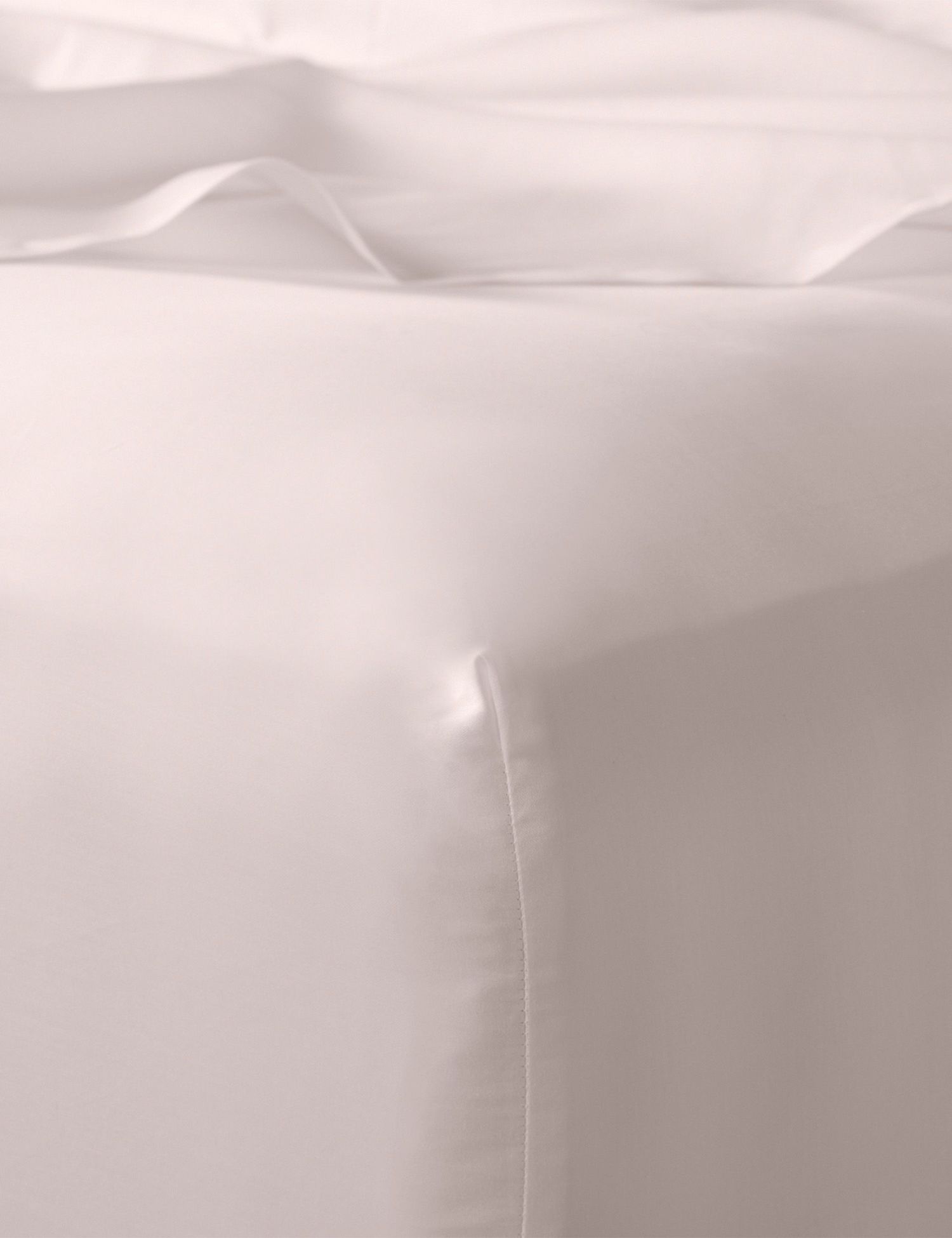 Bedfolk Pure Cotton Sateen Luxe Deep Fitted Sheet Soft Pink