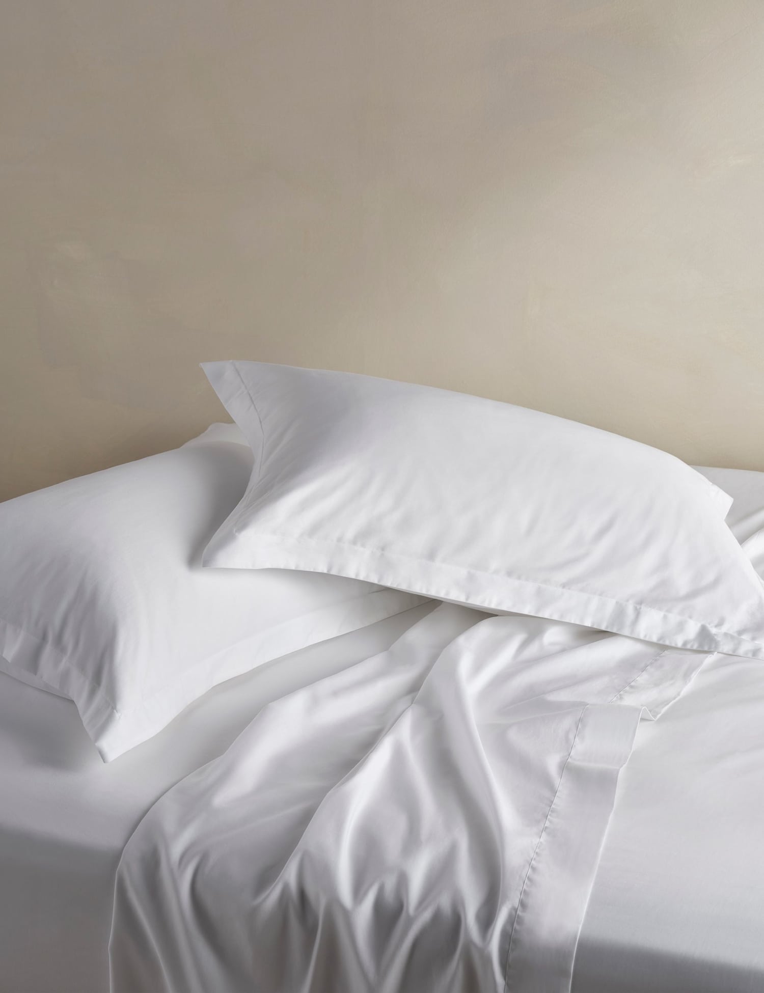 Bedfolk Pure Cotton 300 Thread Count Flat Sheet White