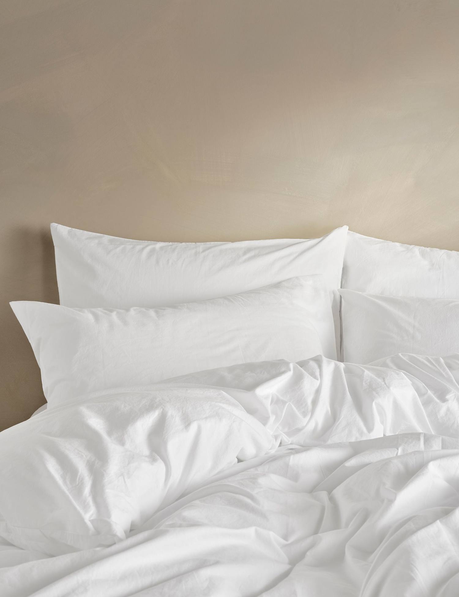 Bedfolk Pure Cotton Washed Duvet Cover White