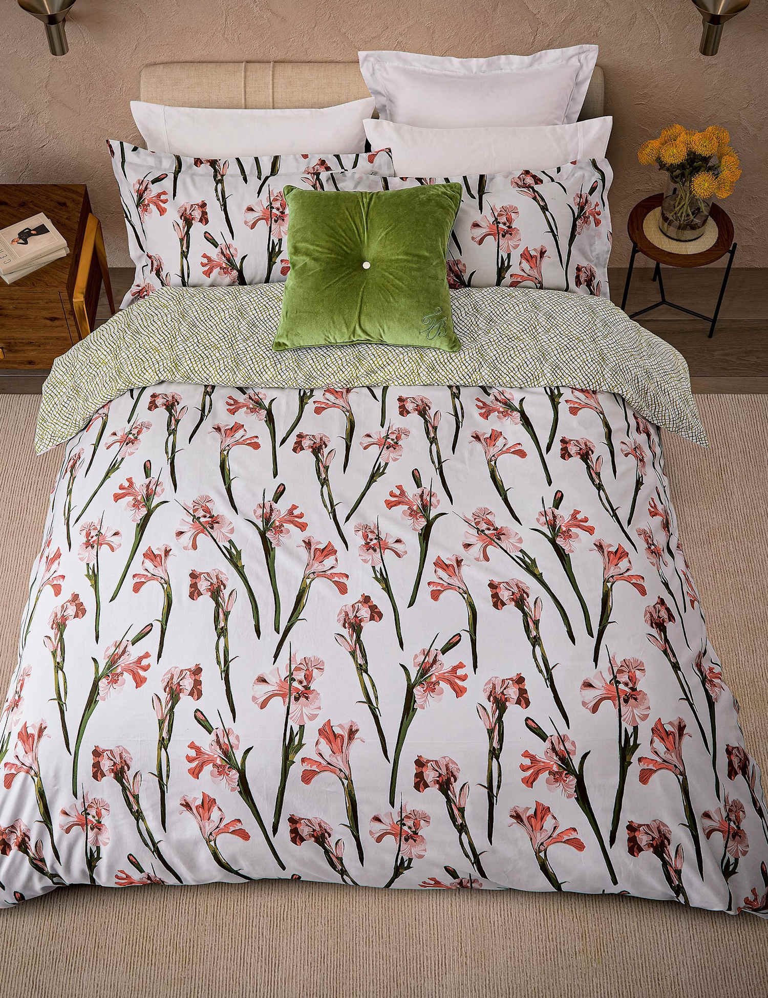 Ted Baker Pure Cotton Wild Iris Bedding Set Multi