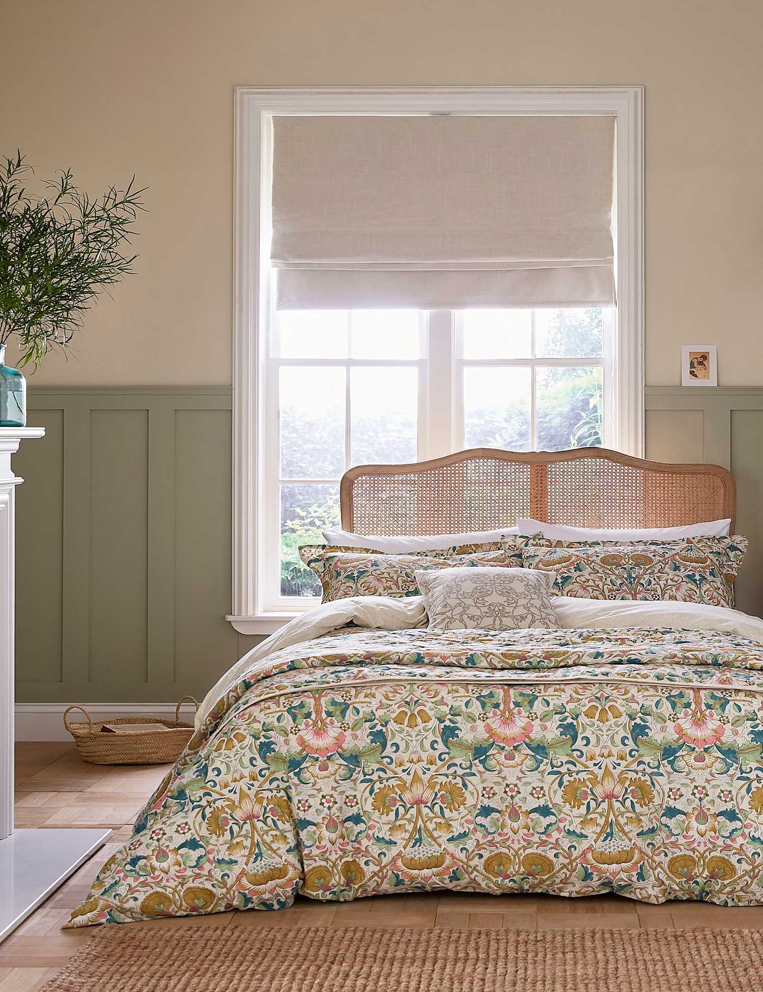 Morris & Co Pure Cotton Lodden Bedding Set Multi