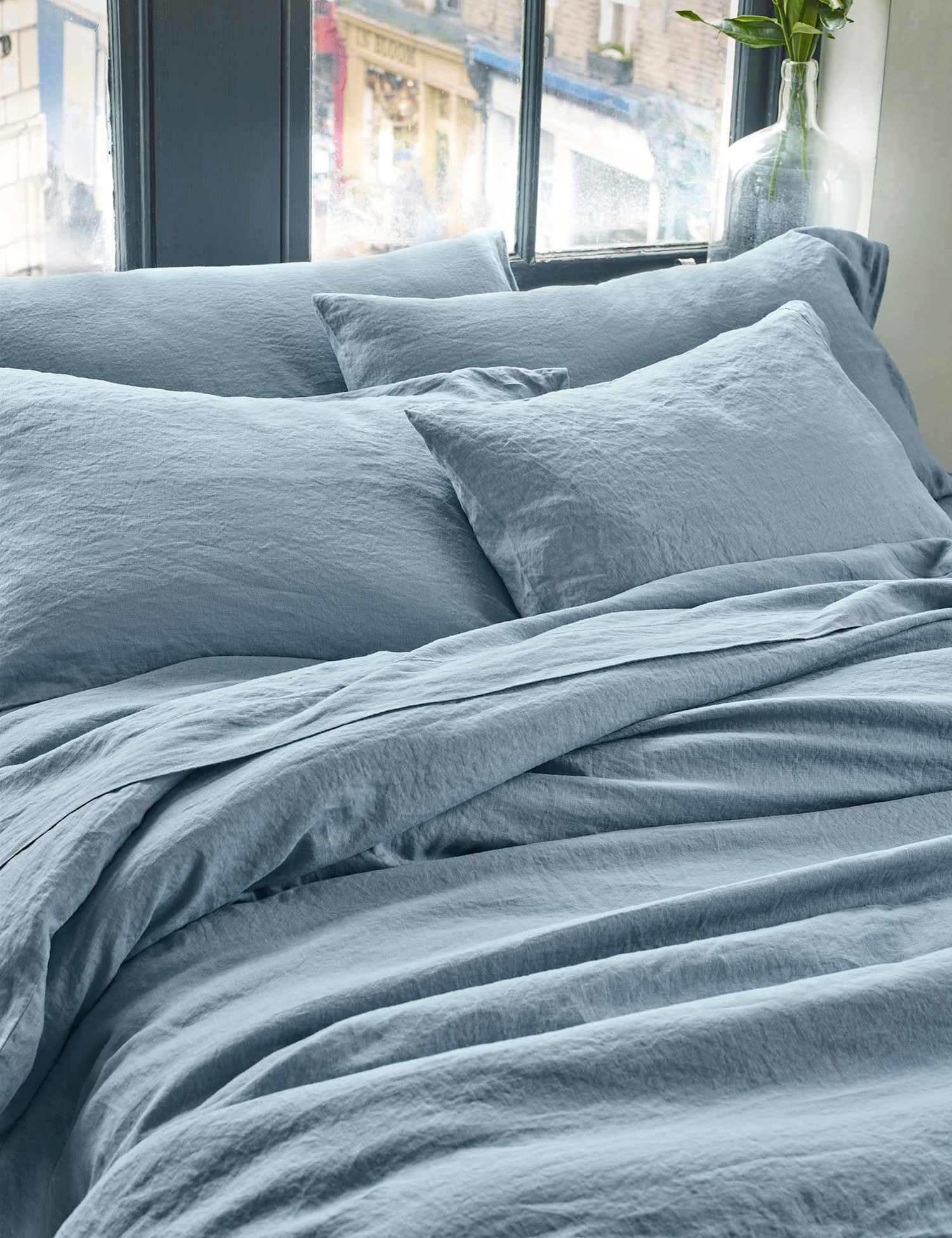 Piglet In Bed Linen Rich Pillowcase Set Light Blue