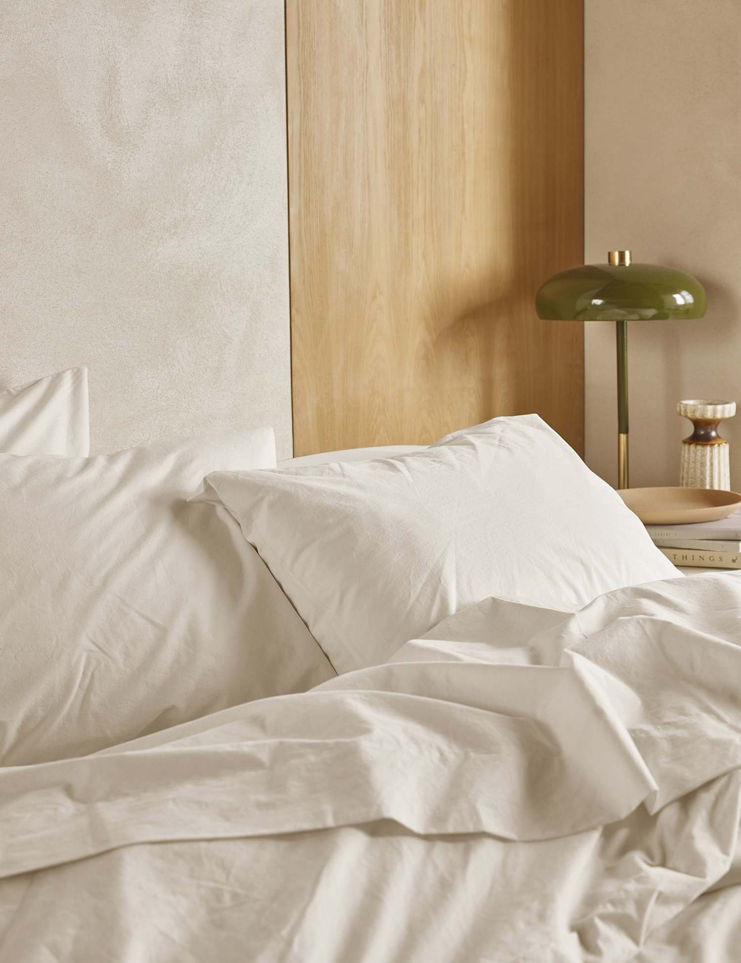 Piglet In Bed Pure Cotton Percale Pillowcase Set Pearl