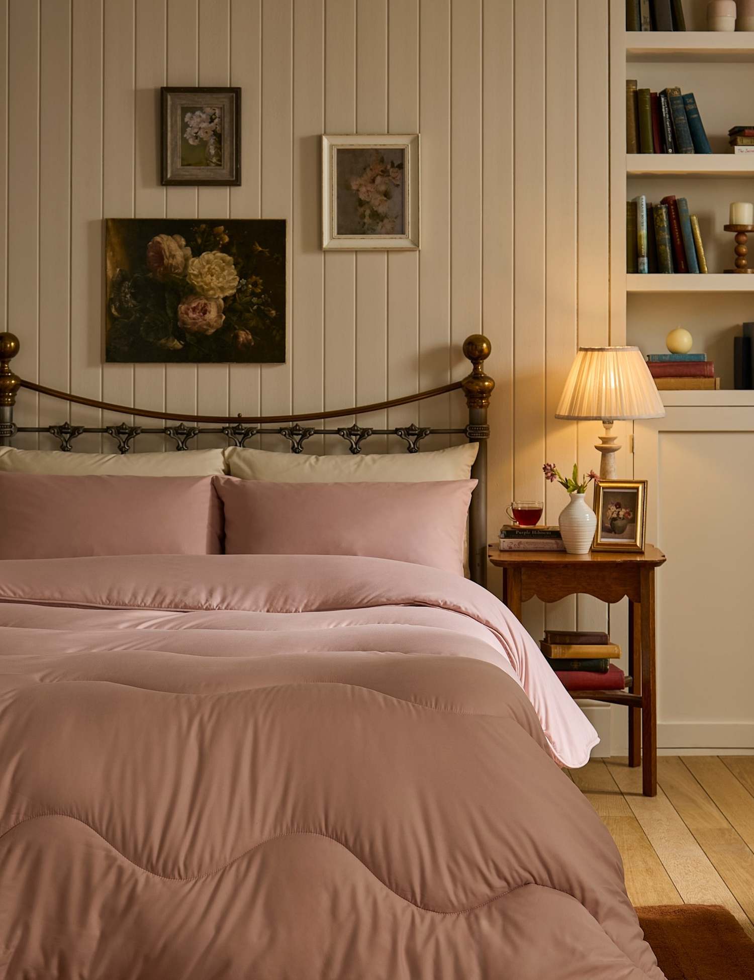 Nightlark 4.5 Tog Coverless Duvet and Pillowcase Pink