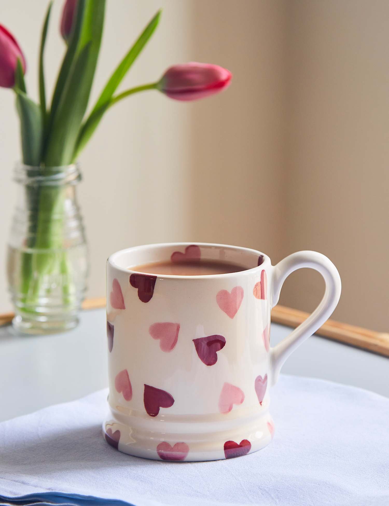 Image of Emma Bridgewater Pink Hearts Mug Pink&hellip;