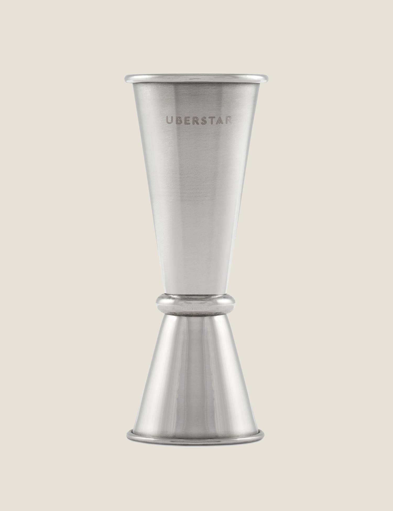 Image of Uberstar Double Jigger Spirit Measure Silver