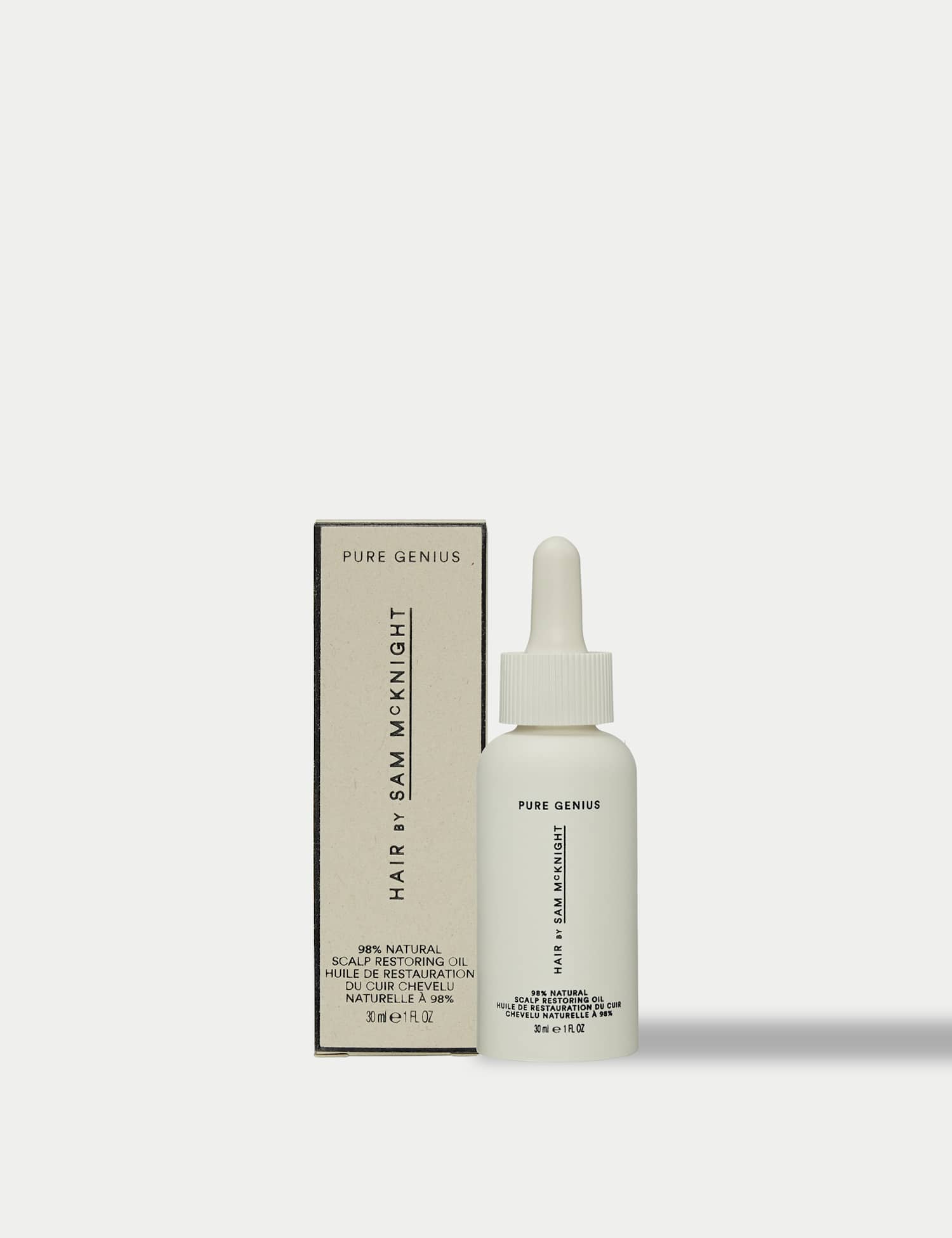 Hair by Sam McKnight Pure Genius 98% Natural Scalp Restoring Oil 30ml No Colour