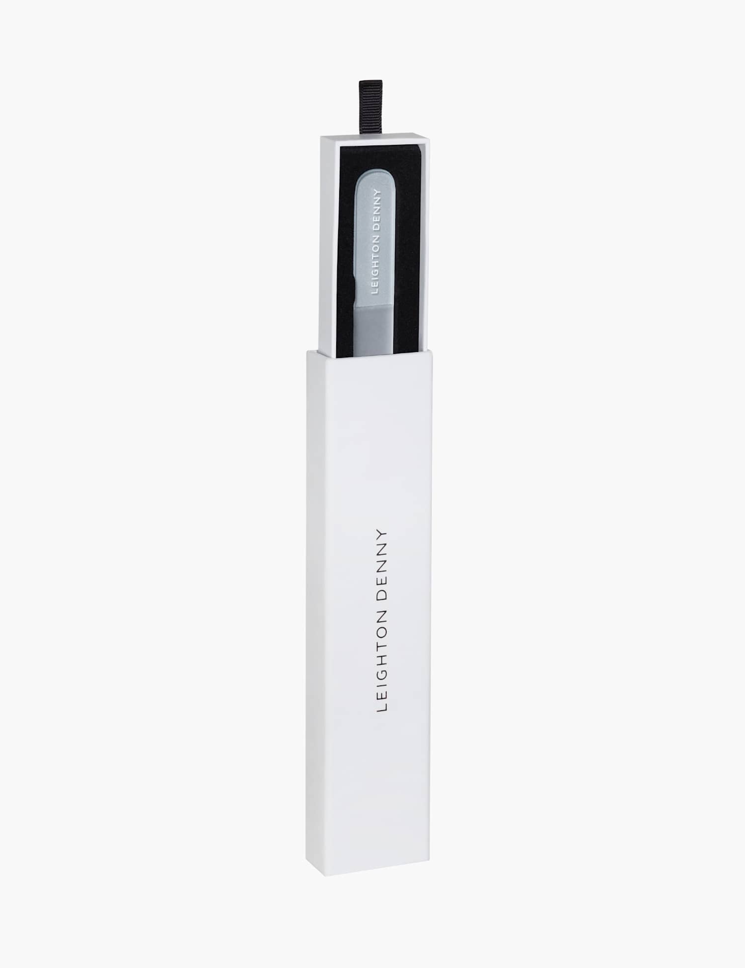 Leighton Denny Large Crystal Nail File (195mm) & Case No Colour
