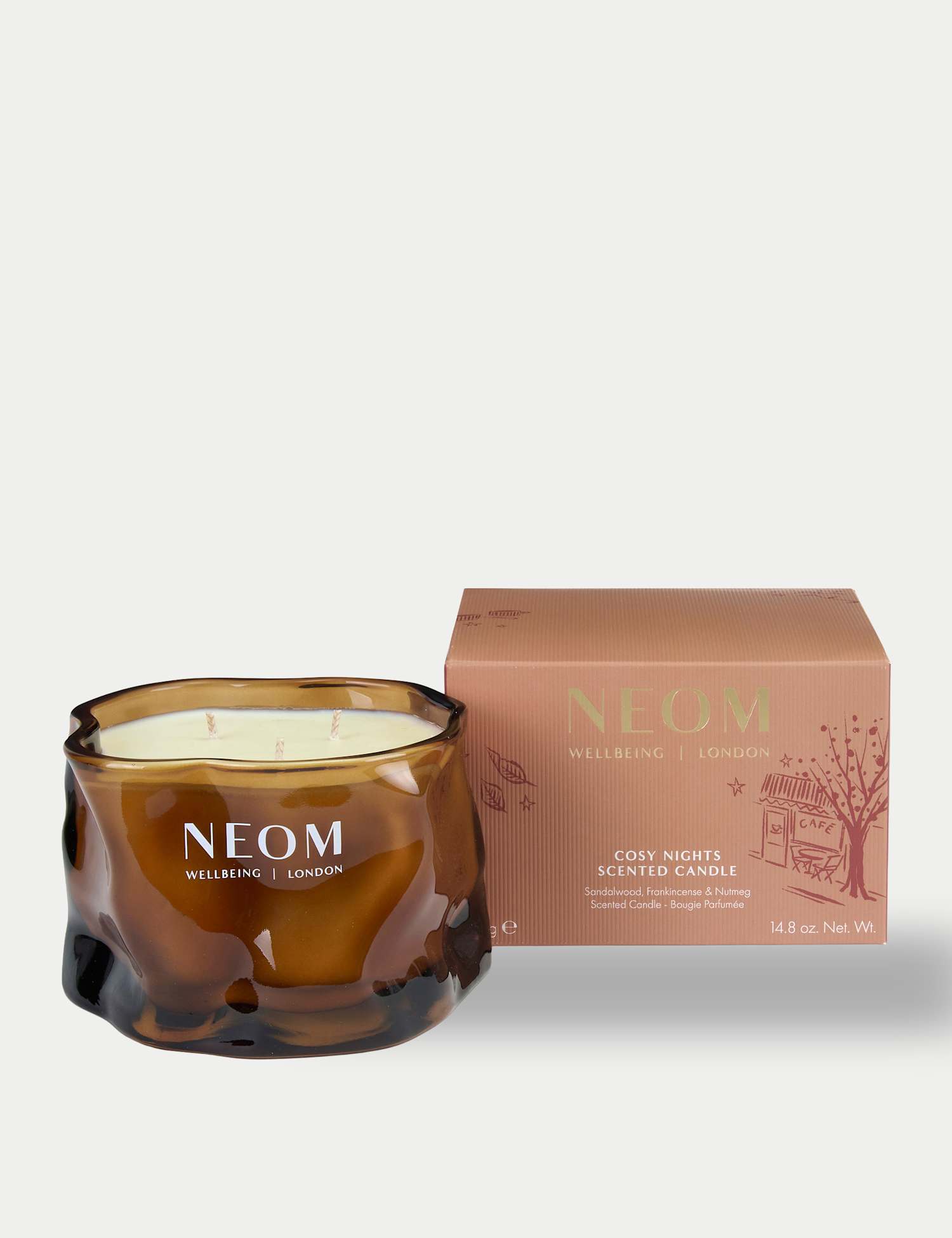 NEOM Wellbeing Cosy Nights 3 Wick Candle 420g No Colour