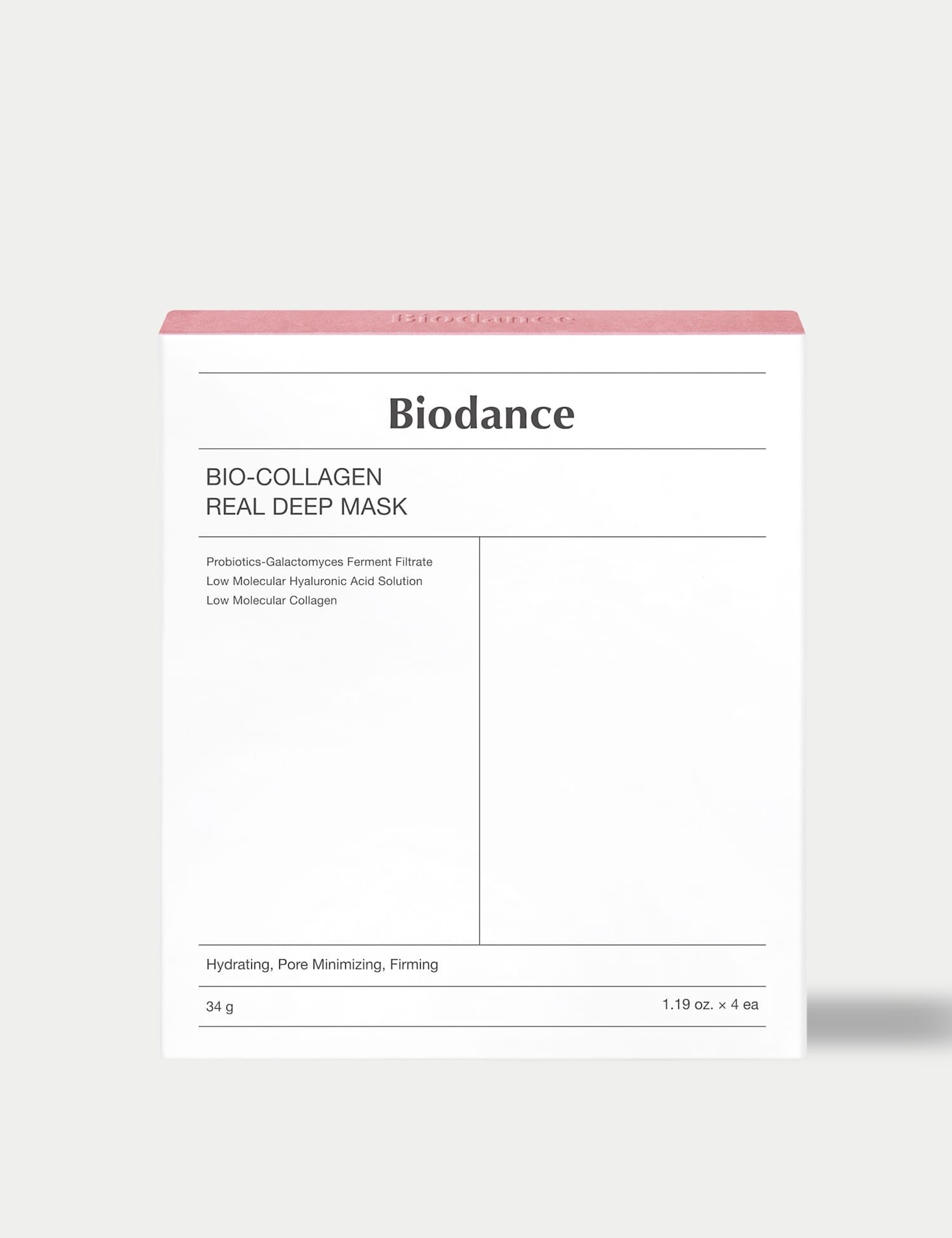 Biodance Bio Collagen Real Deep Mask (4 Pack) No Colour