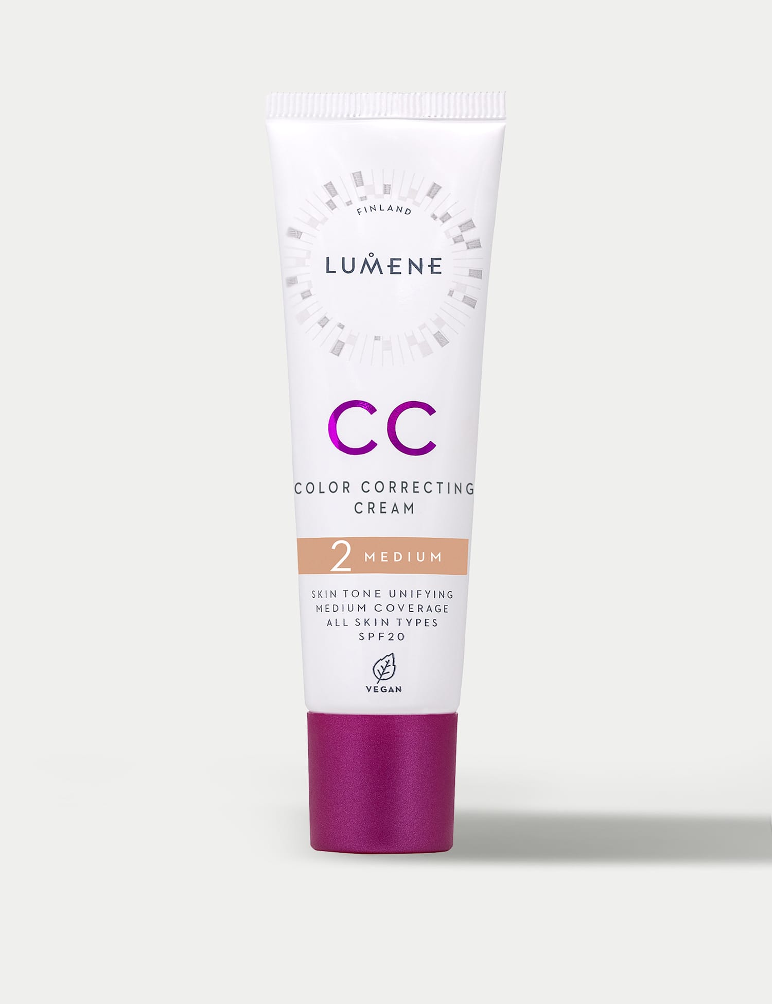 Lumene CC color correcting cream SPF20 30ml Dark Beige