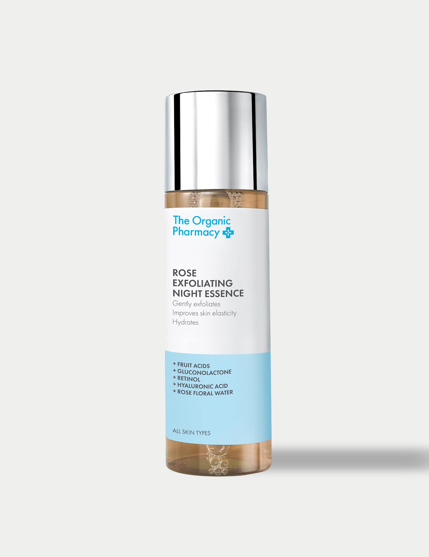 The Organic Pharmacy Rose Exfoliating Night Essence 150ml No Colour