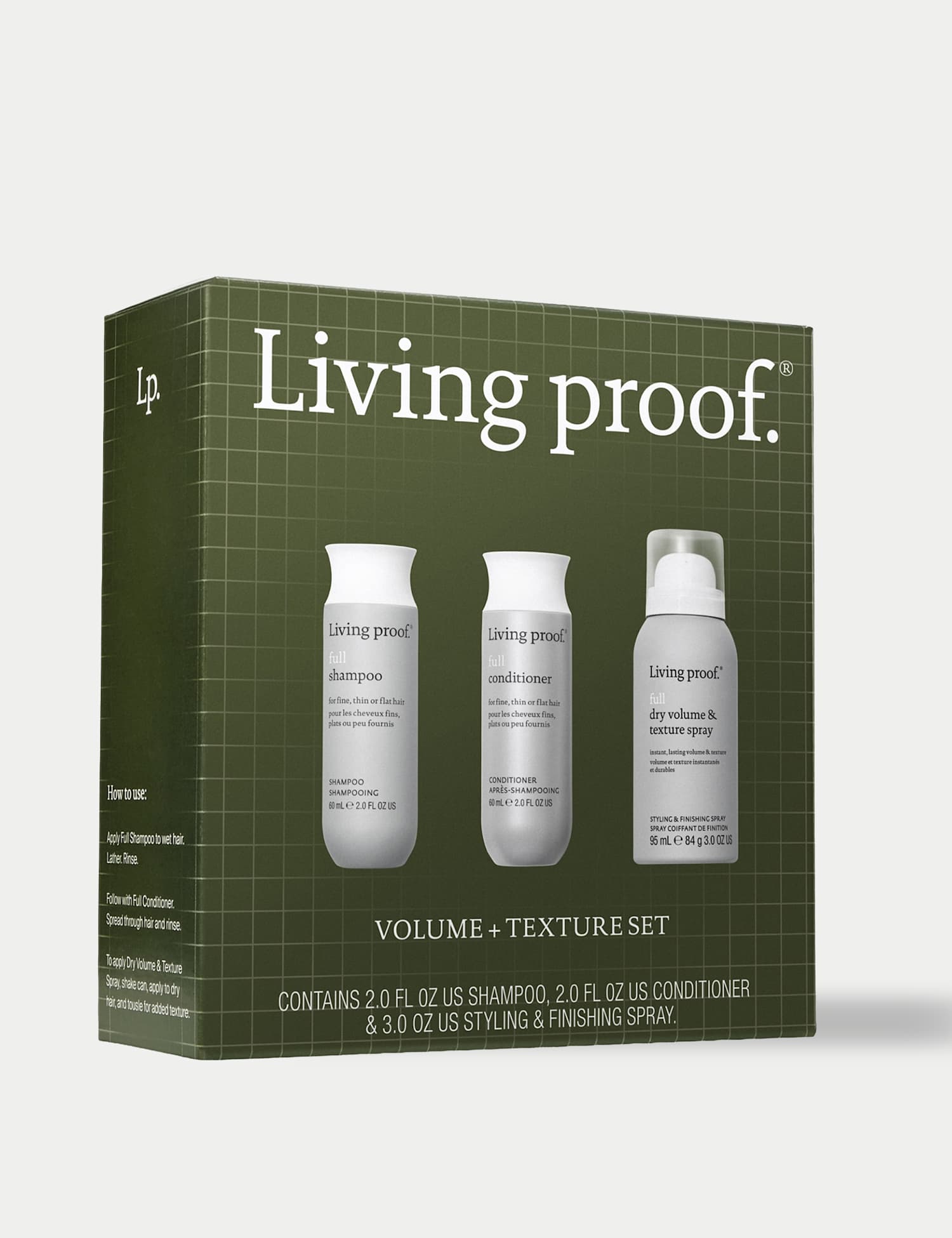 Living proof.� Volume & Texture Set No Colour