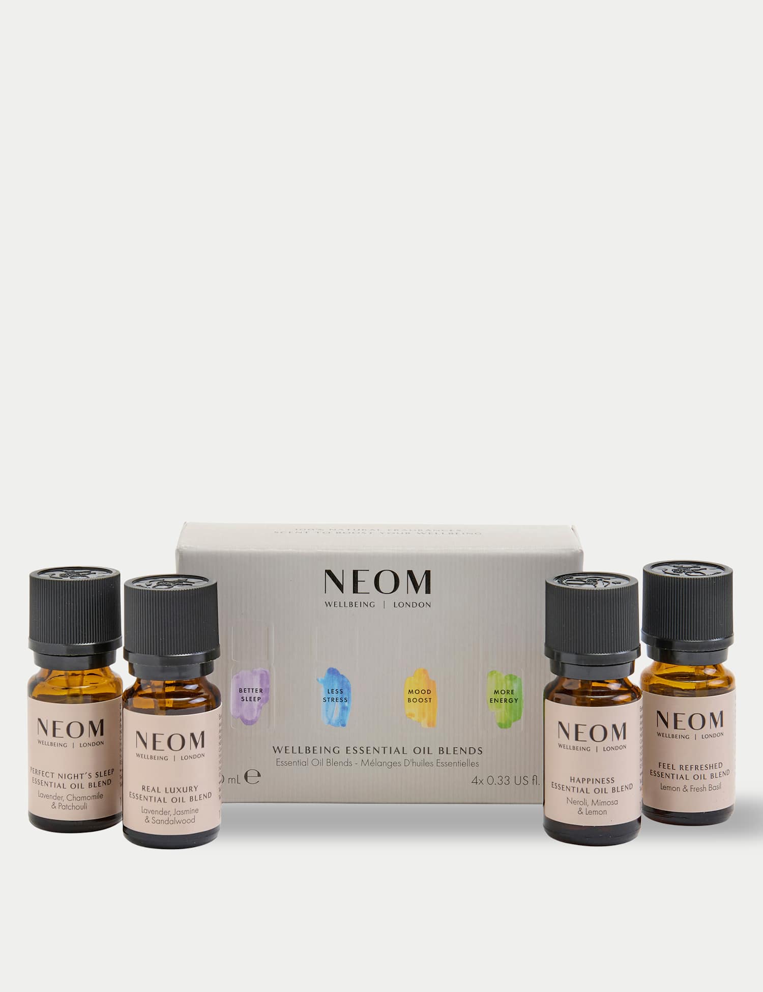 NEOM Wellbeing Wellbeing Essential Oil Blend Collection No Colour