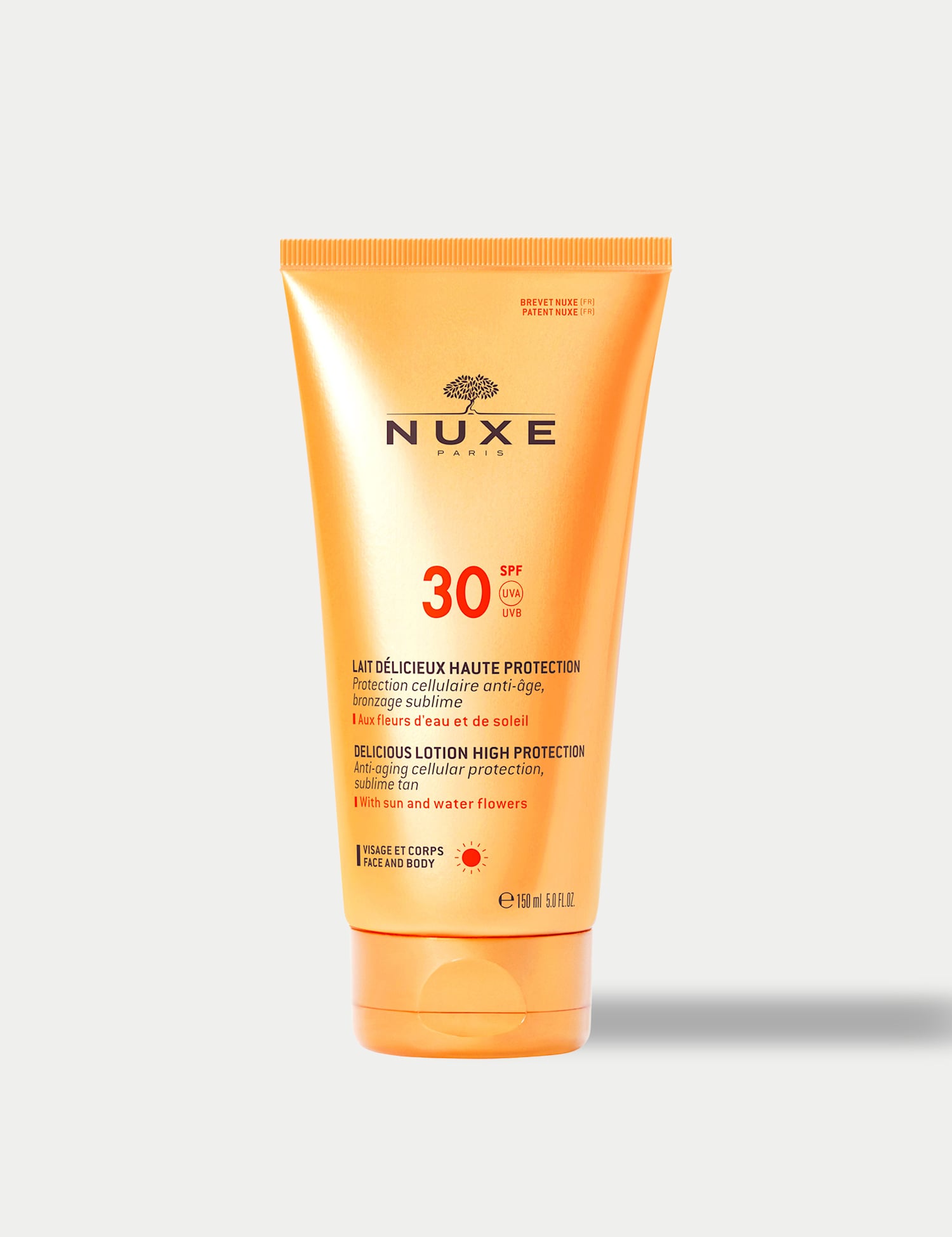 NUXE Sun SPF 30 Delicious Lotion High Protection for Face and Body 150ml No Colour