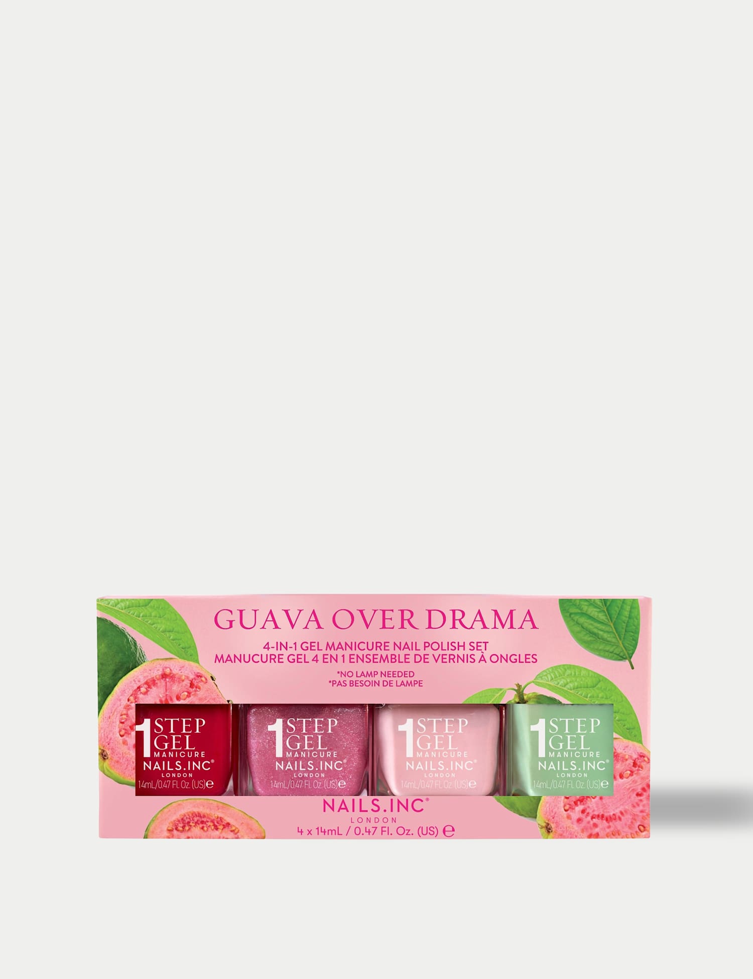 Nails Inc. Guava Over Drama Nail Polish Quad No Colour