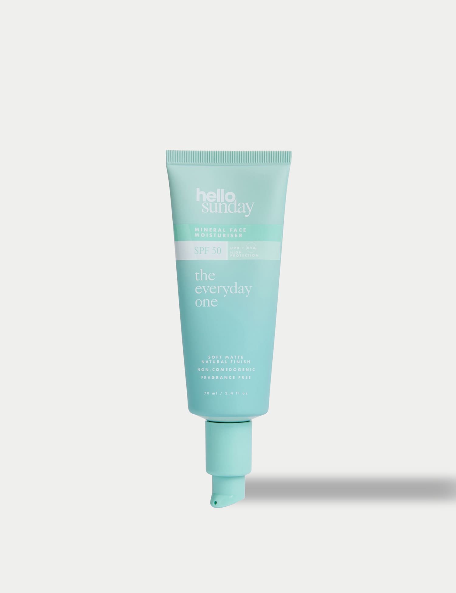 Hello Sunday The Everyday One Face Moisturiser SPF 50 With Centella Asiatica 70ml No Colour