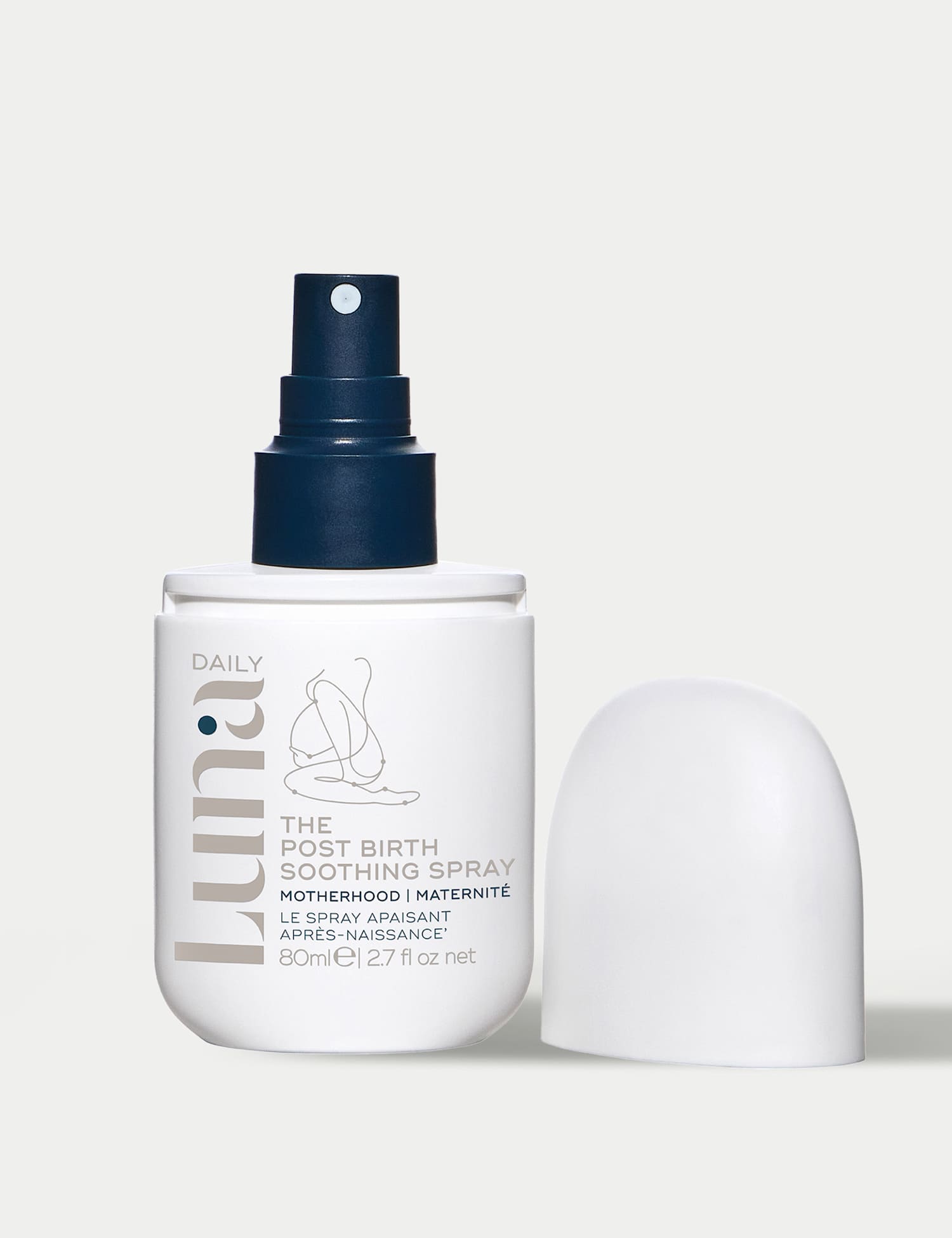Luna Daily The Post Birth Soothing Spray With Aloe 80ml No Colour