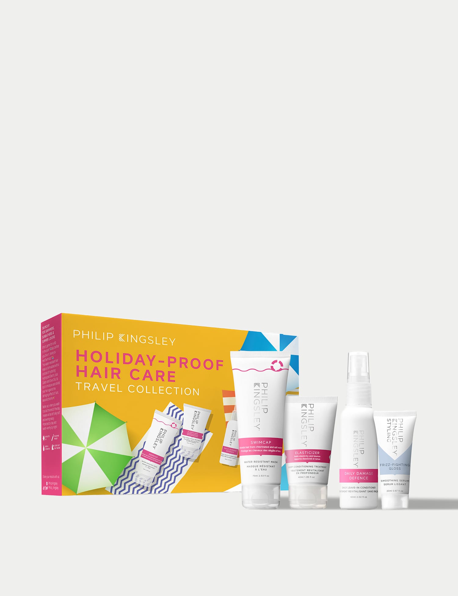 Philip Kingsley Holiday-Proof Hair Care Travel Collection No Colour