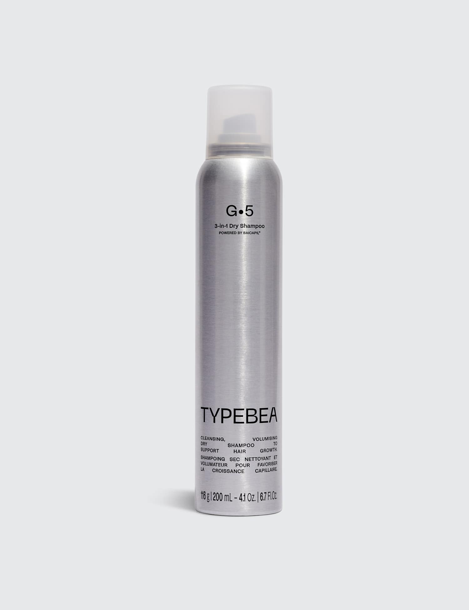 TYPEBEA G5 3-in-1 Dry Shampoo 200ml No Colour