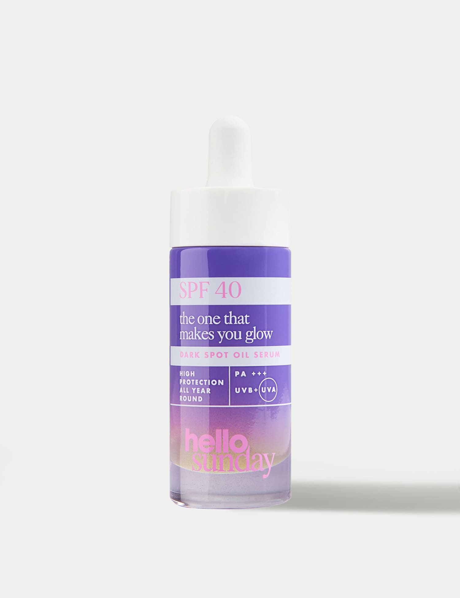 Hello Sunday The One That Makes You Glow - Dark Spot Oil Serum SPF 40 30ml No Colour