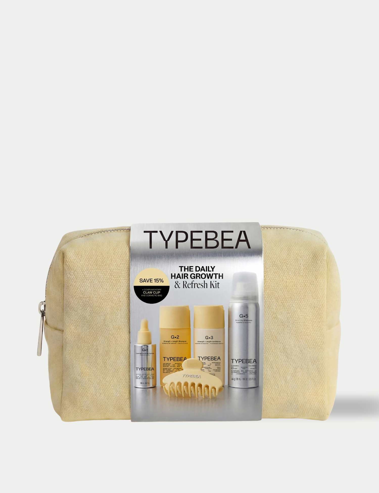 TYPEBEA Daily Hair Growth & Refresh Kit No Colour
