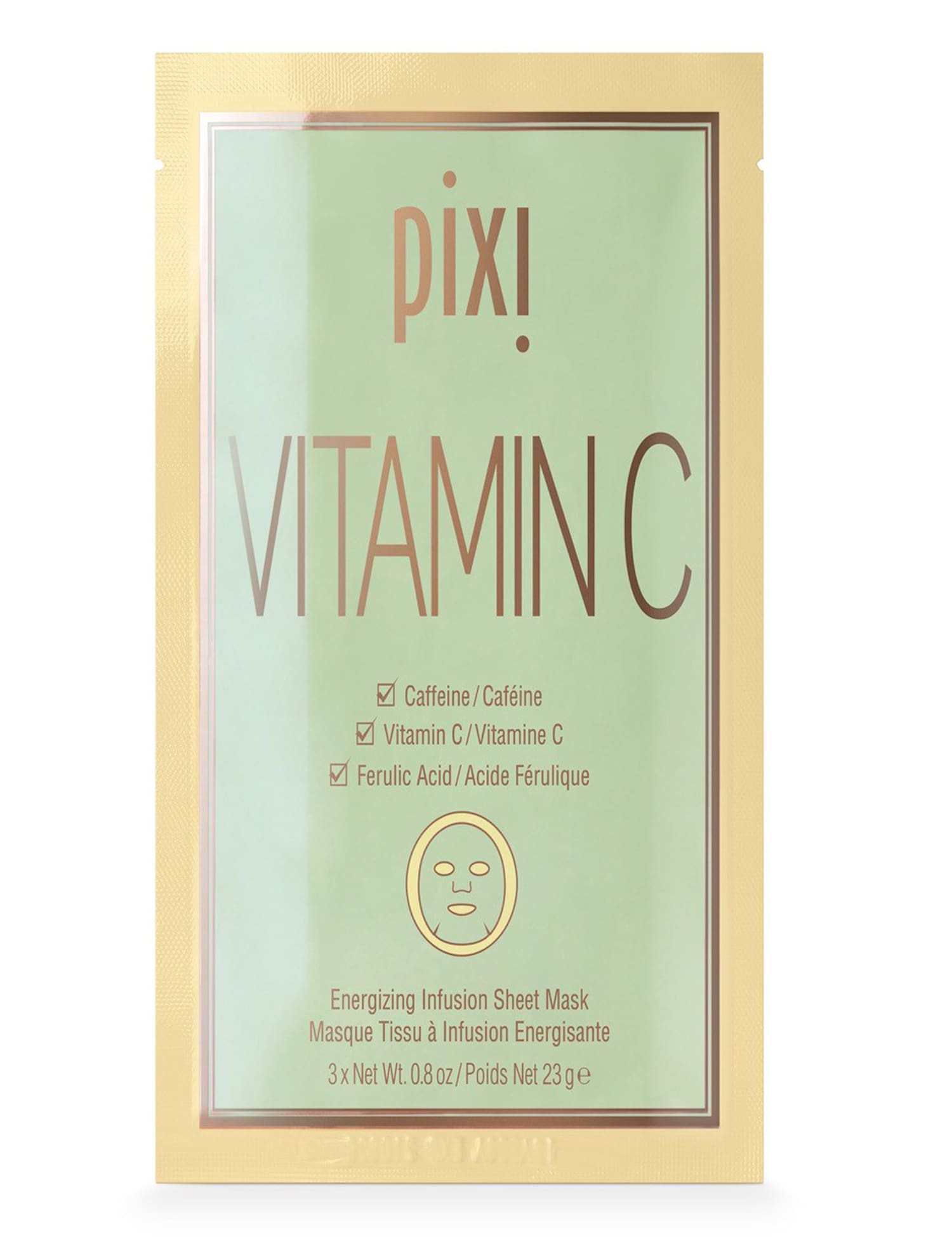 Pixi Vitamin C Energizing Infusion Sheet Mask No Colour