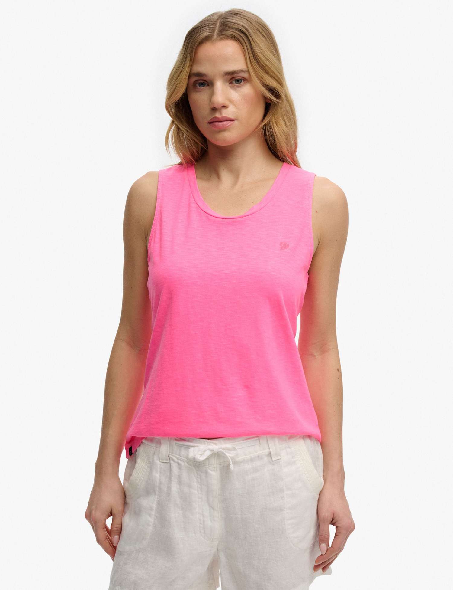 Superdry & Co Pure Cotton Tank Top Pink