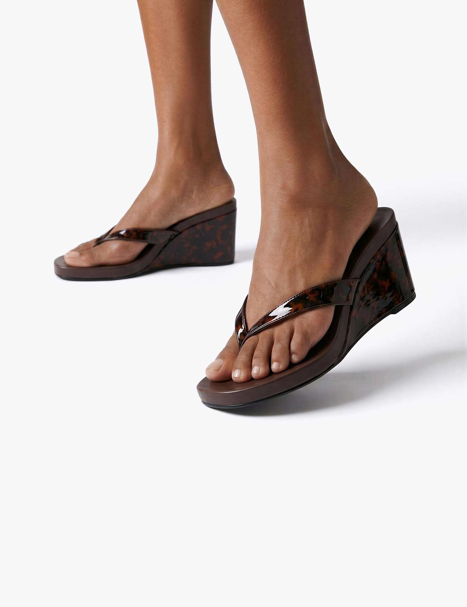 Steve Madden Wedge Sandals Brown