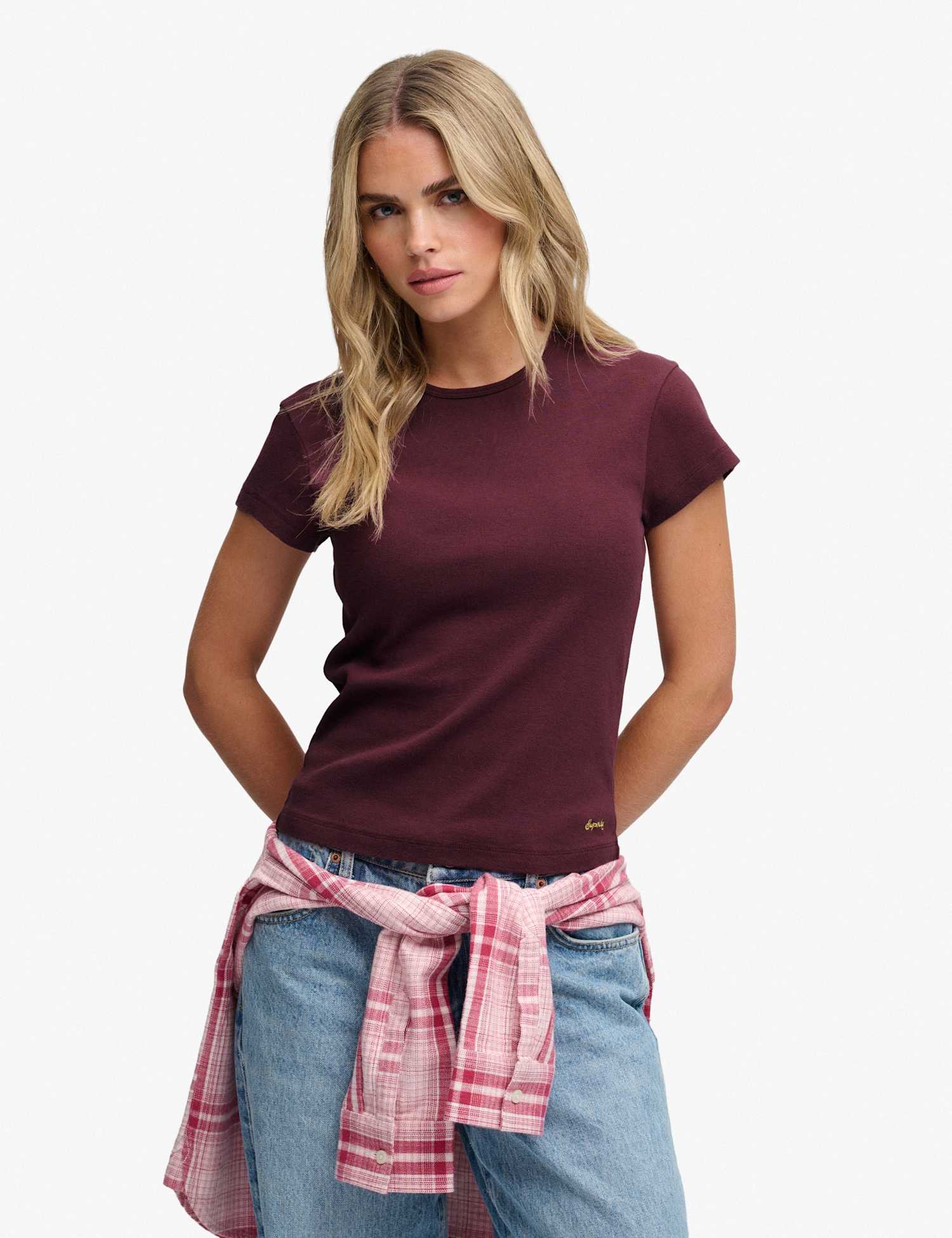 Superdry & Co Pure Cotton T-Shirt Red