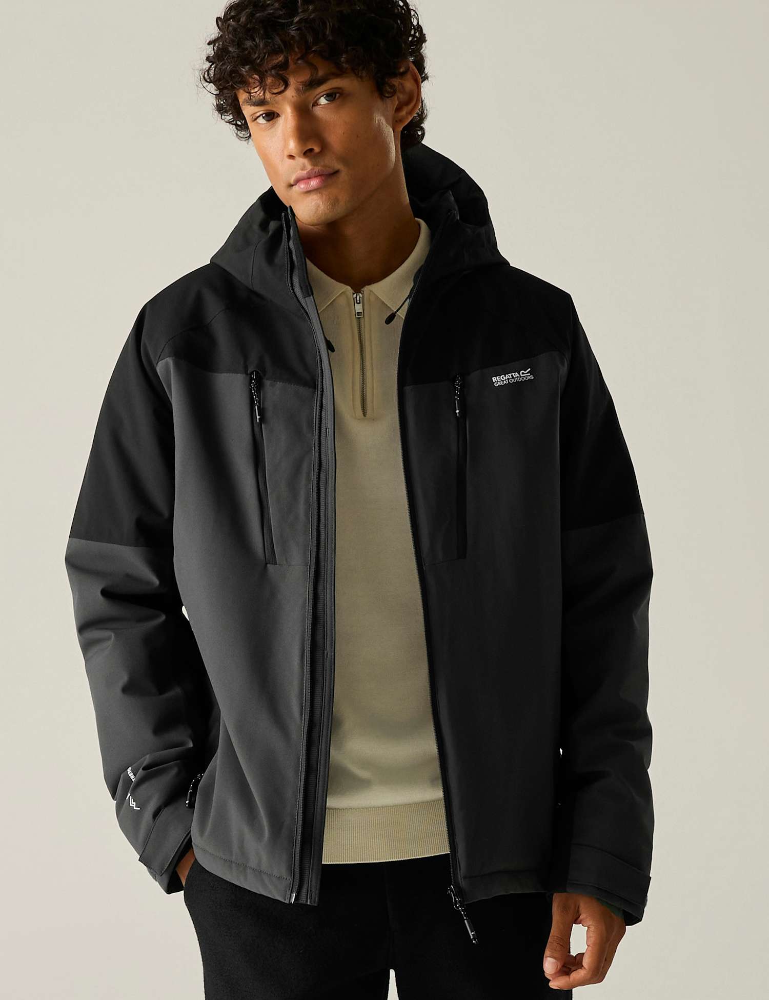 Regatta Highton Waterproof Padded Jacket Grey