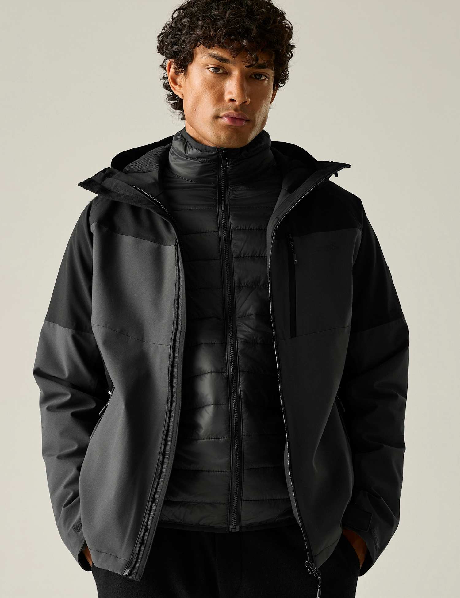 Regatta Wentwood Waterproof 3 in 1 Jacket Grey