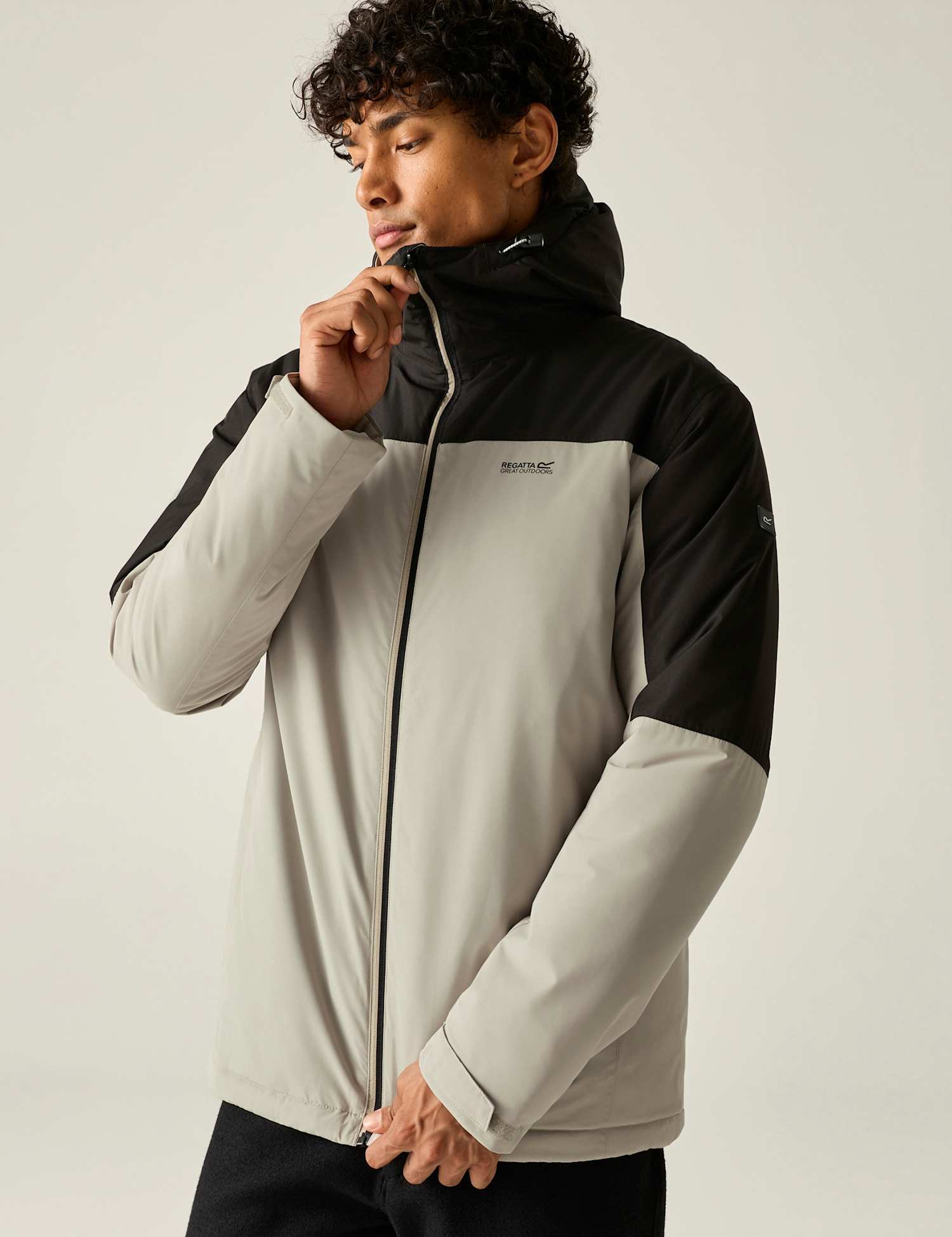 Regatta Thornridge Waterproof Hooded Jacket Beige