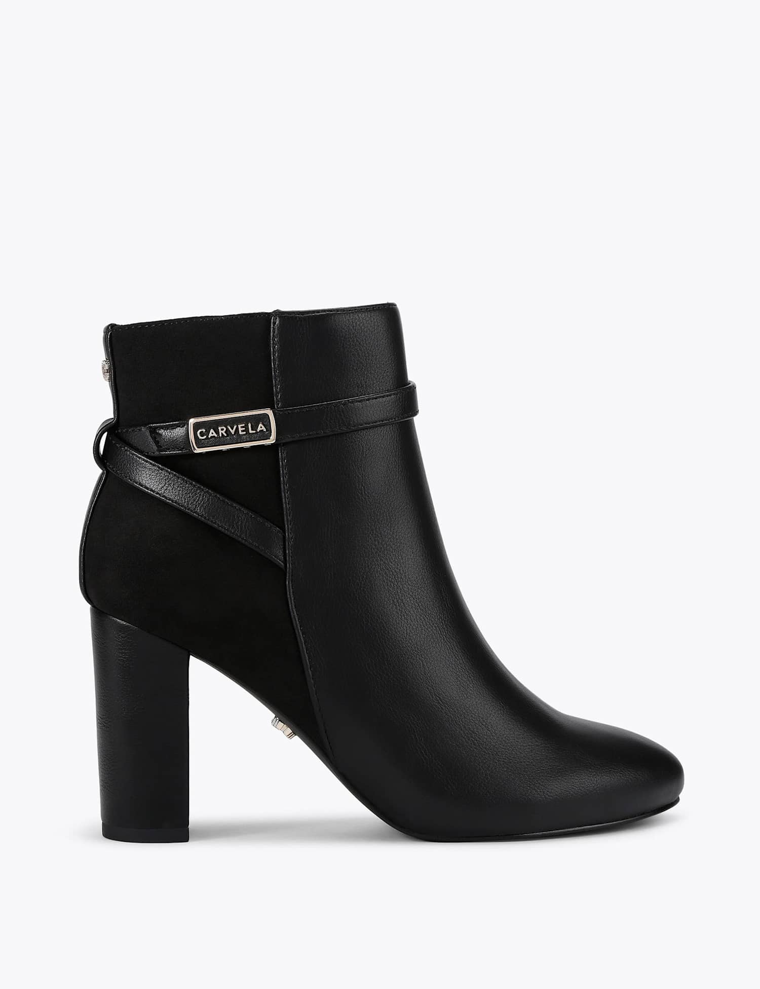 Carvela Block Heel Ankle Boots Black