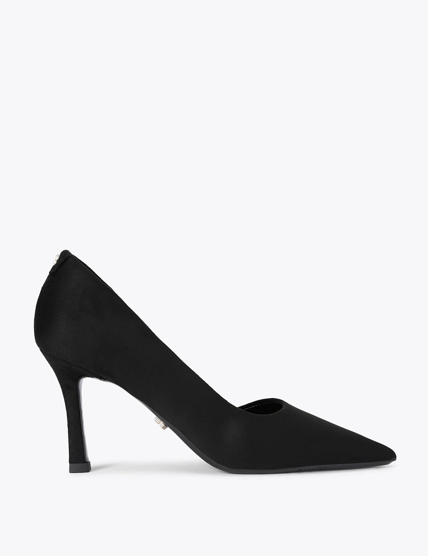 Carvela Stiletto Heel Pointed Court Shoes Black