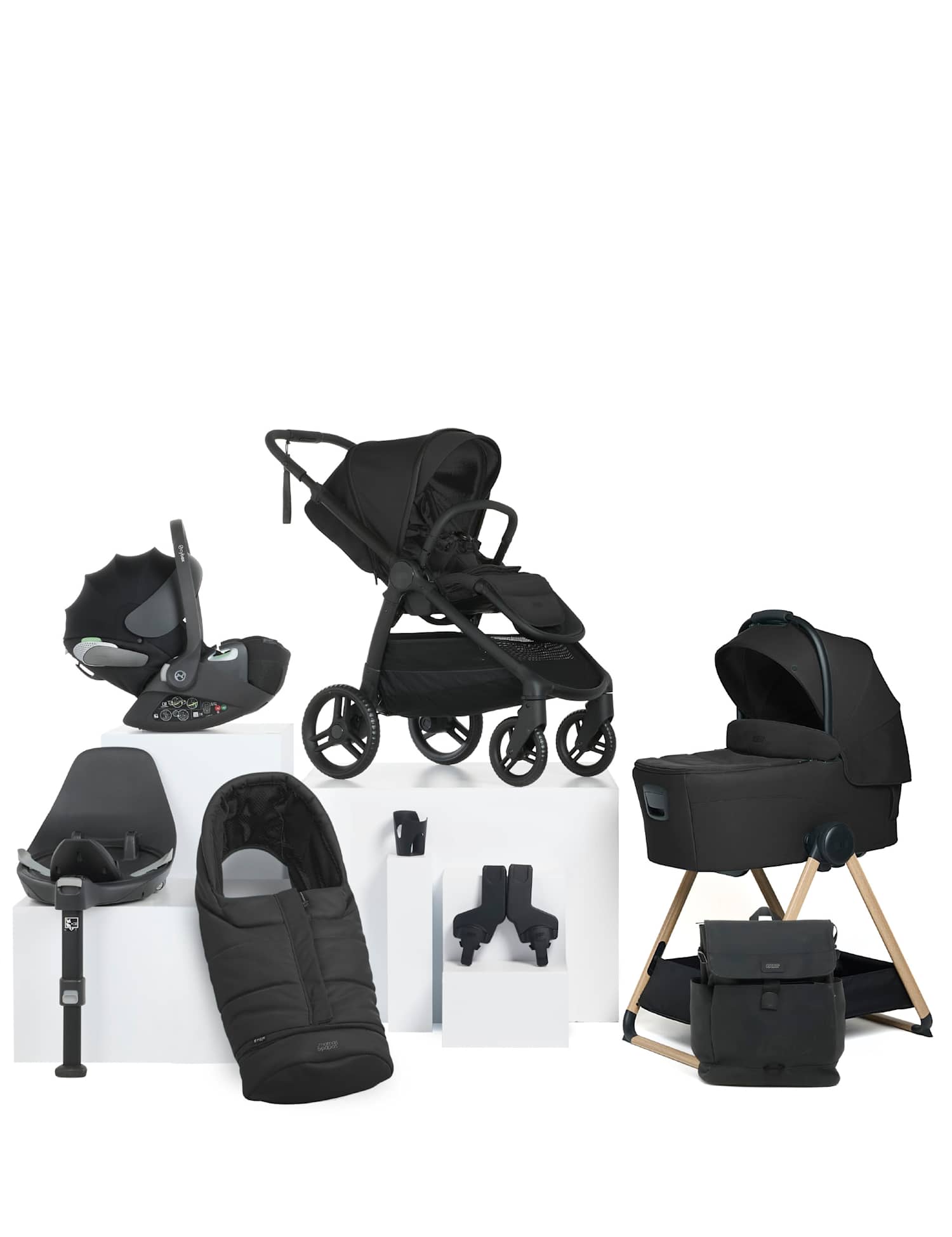 Mamas & Papas Ocarro 2 Complete Stand Bundle Black