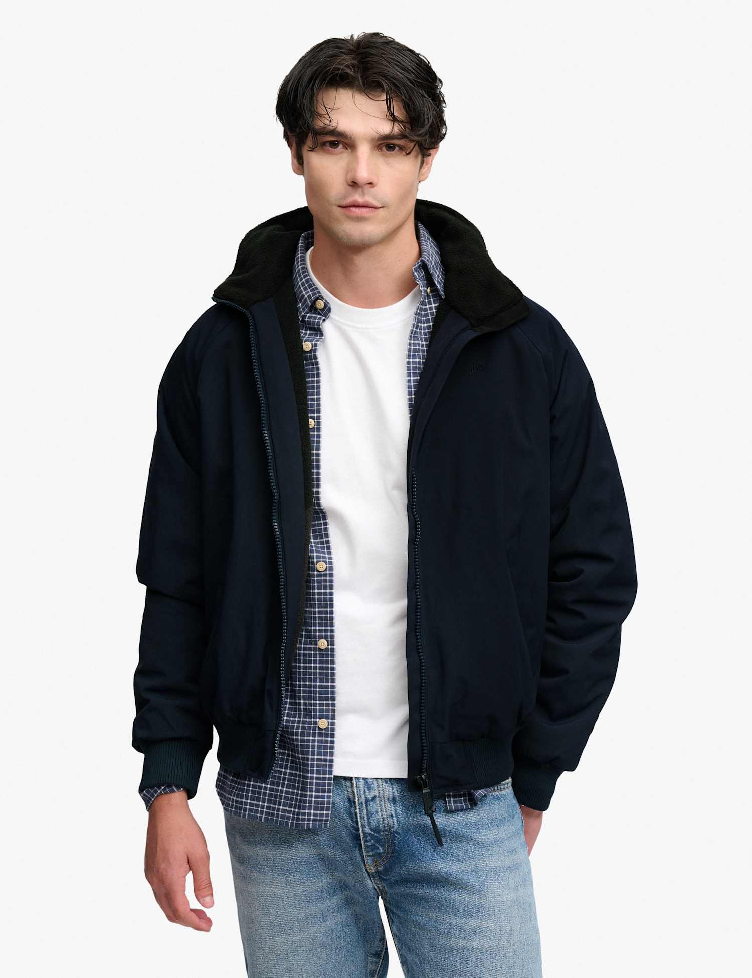 Superdry & Co Padded Utility Jacket Navy