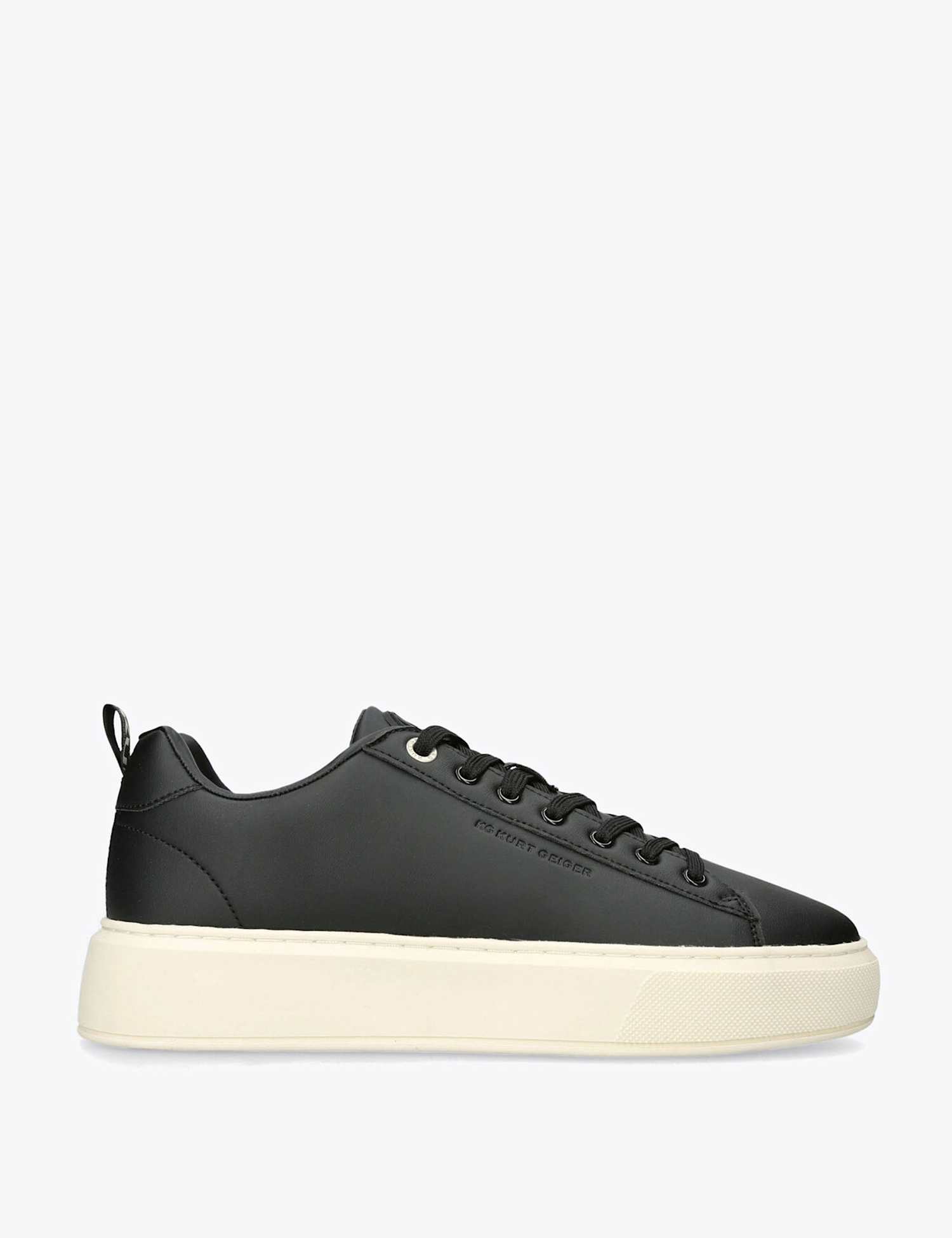 Kurt Geiger Lace Up Cupsole Trainers Black