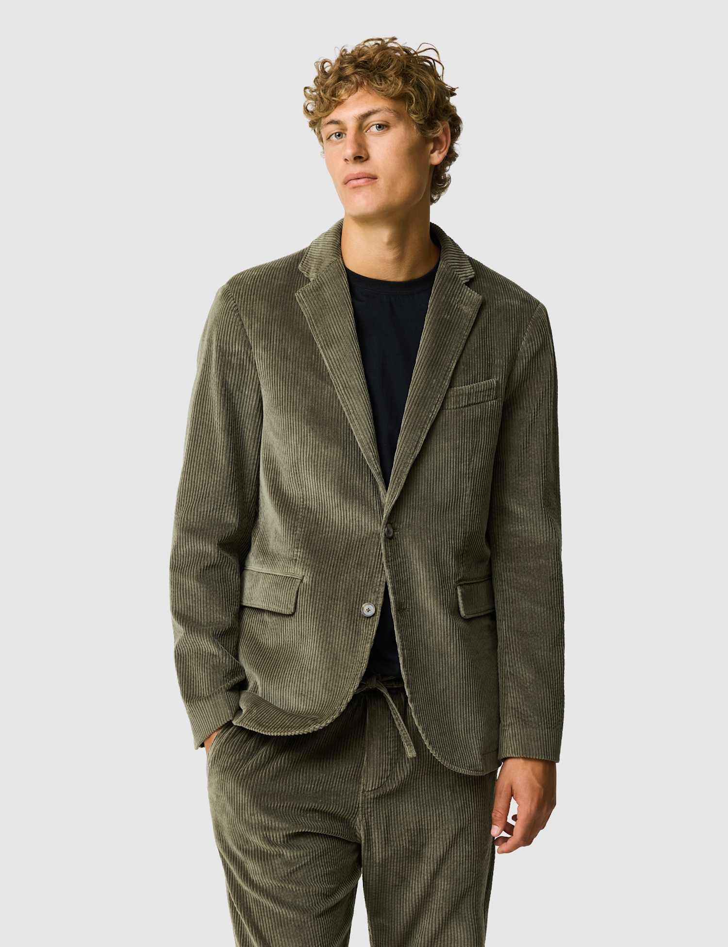 Rodd & Gunn Blackpool Corduroy Smart Jacket Dark Green