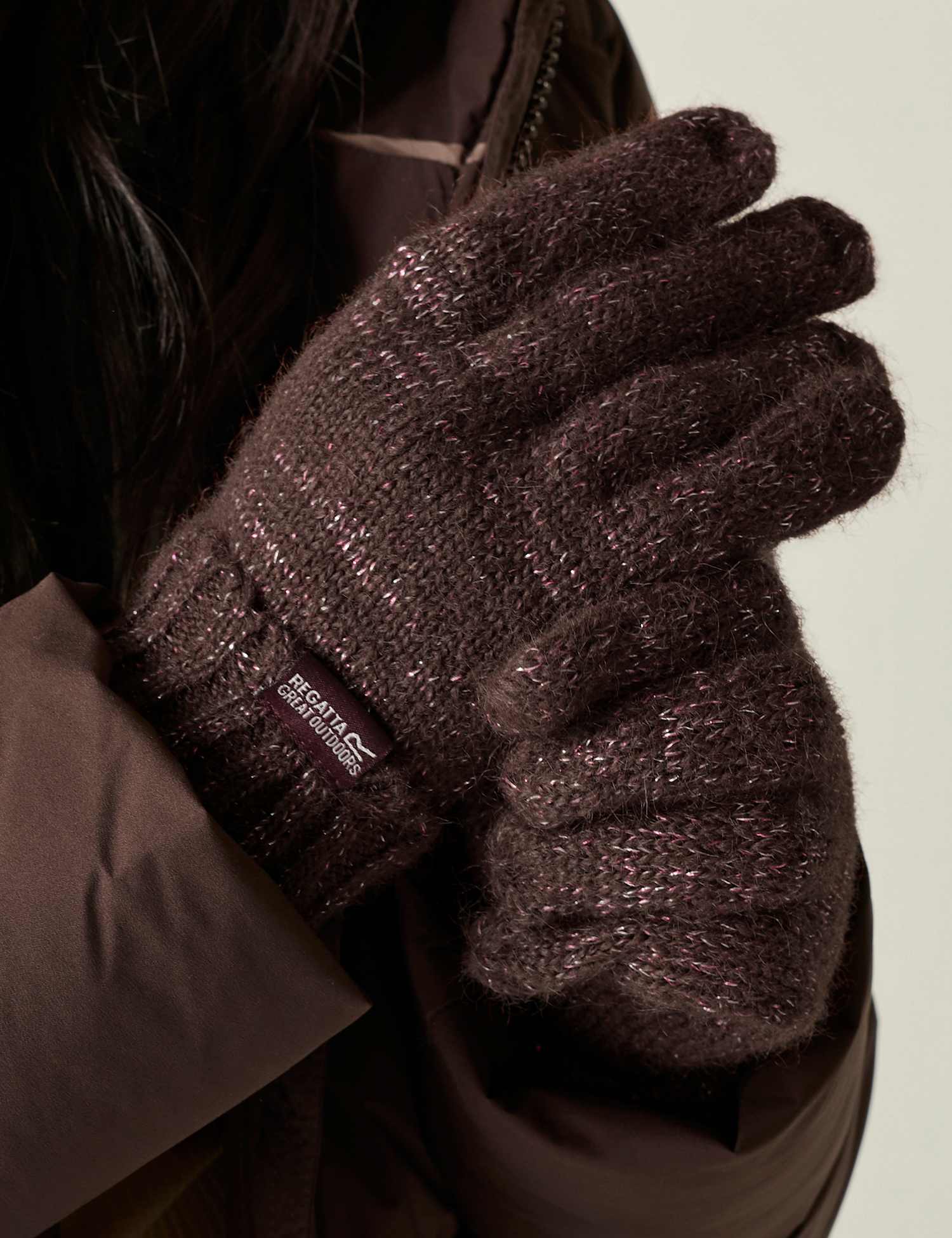 Regatta Multimix Gloves Purple