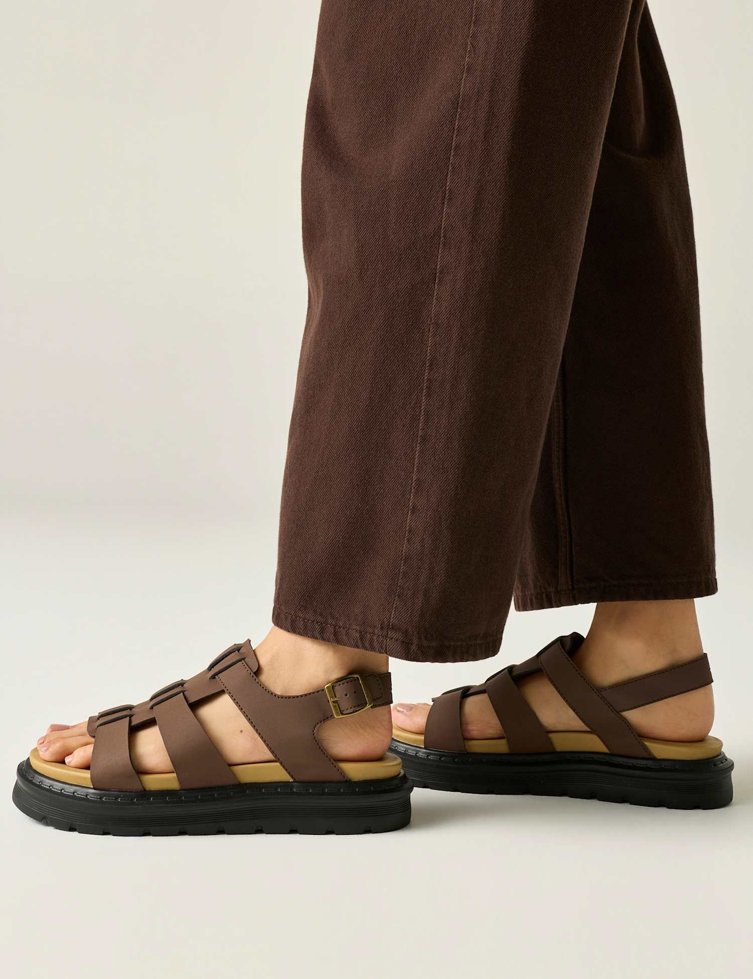 Regatta Palma Strappy Flatform Sandals Brown